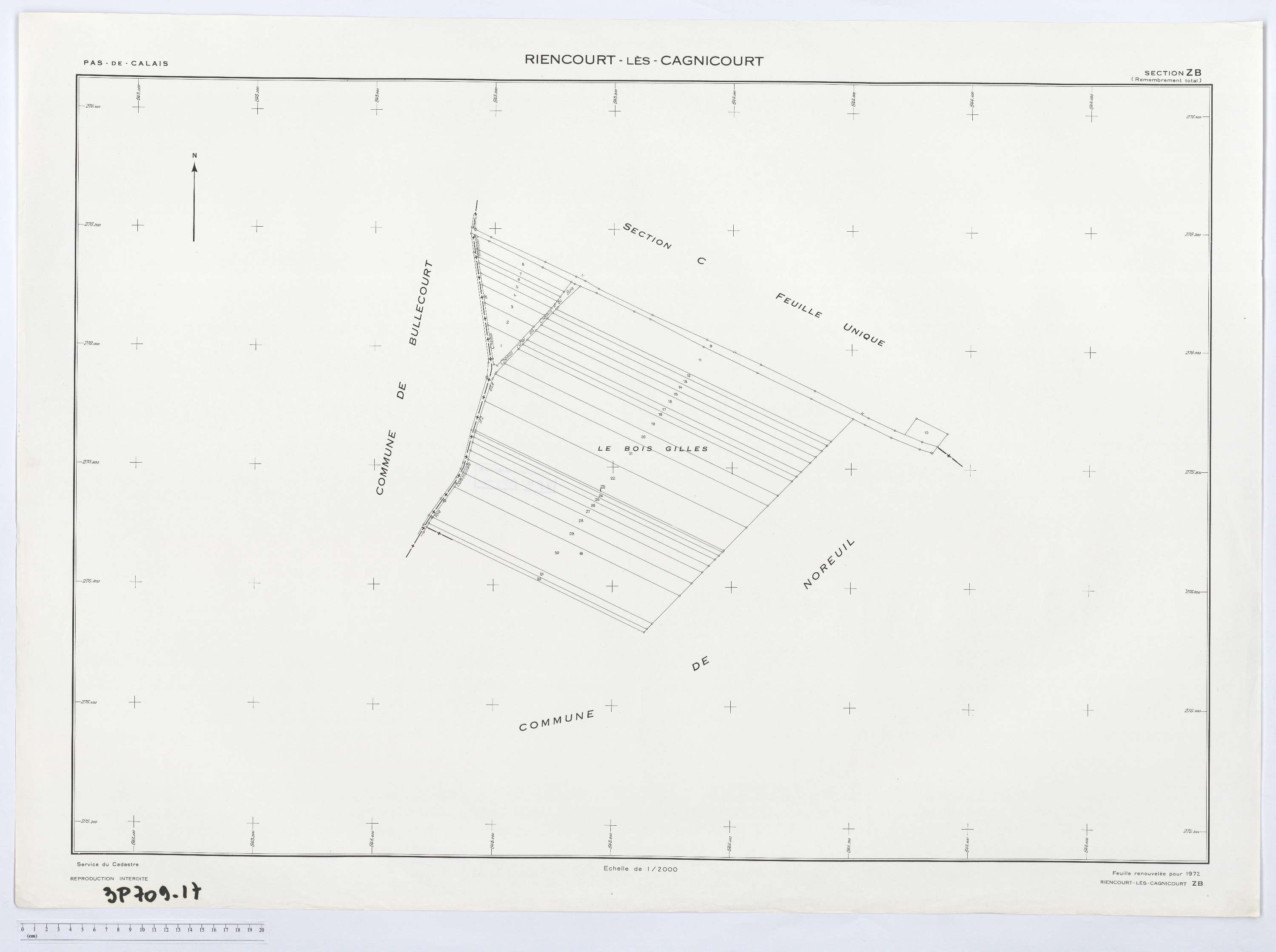 Riencourt-lès-Cagnicourt - Section ZB.