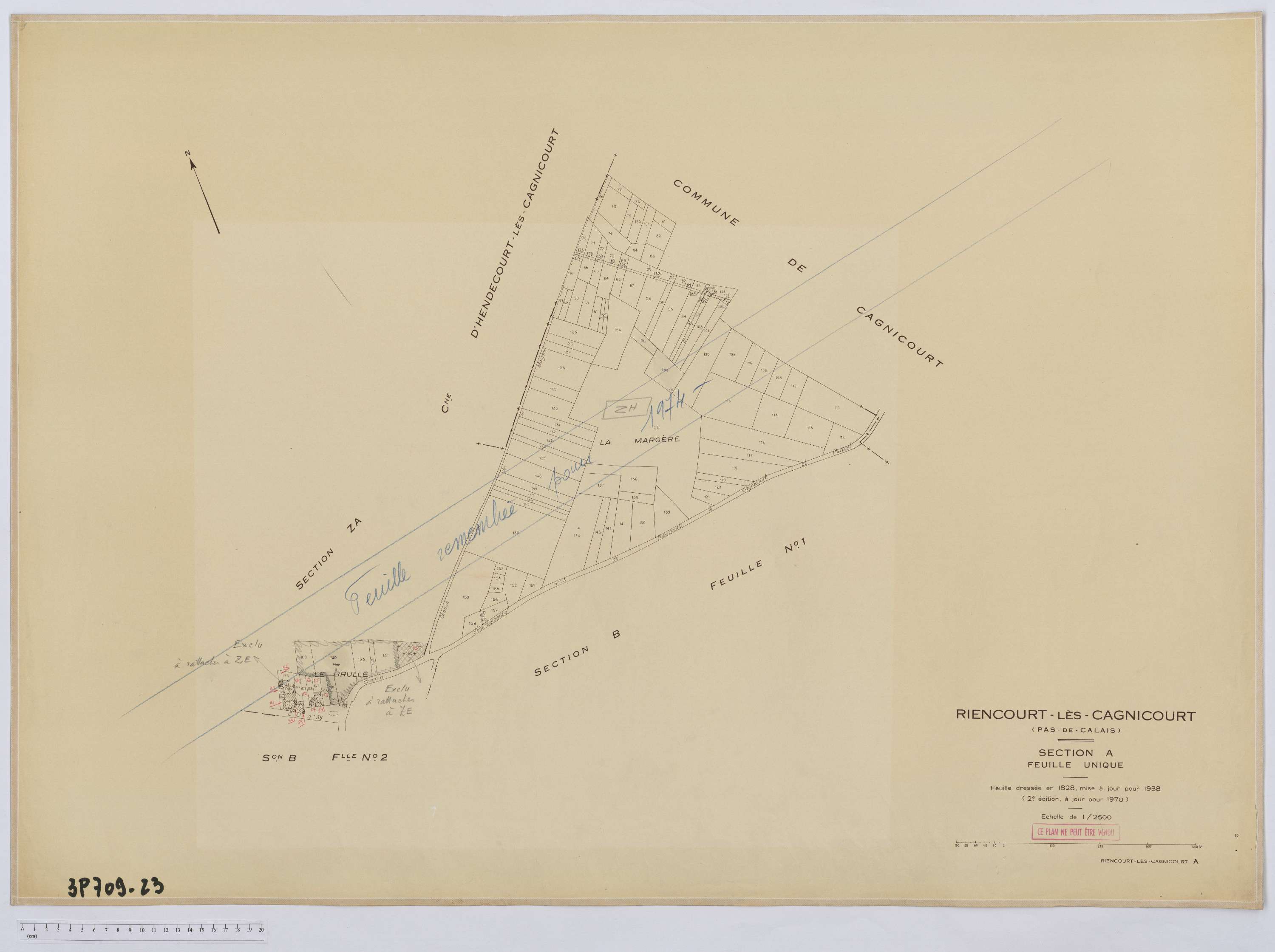 Riencourt-lès-Cagnicourt - Section A.