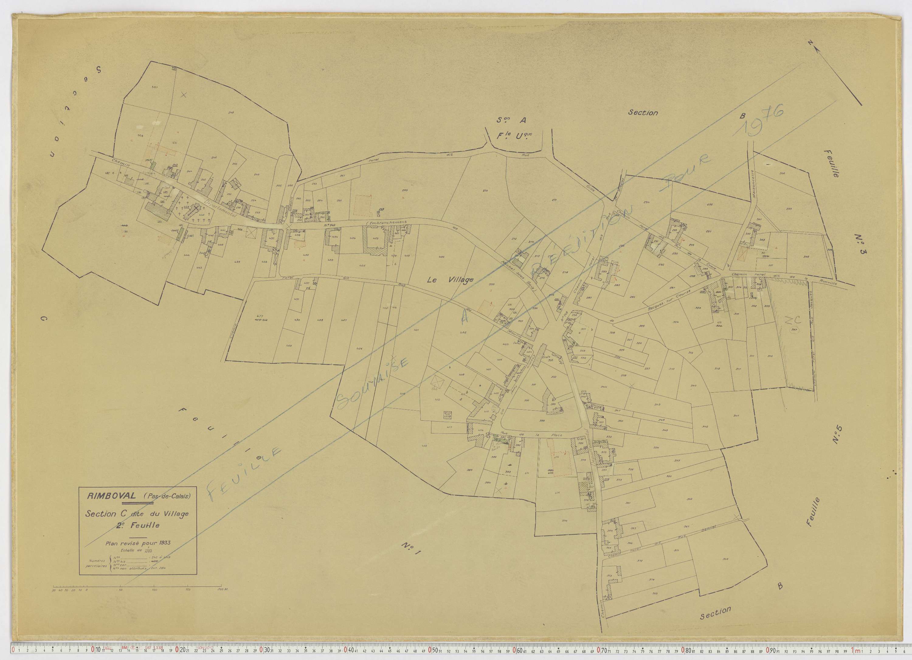 Rimboval - Section C, feuille 2.