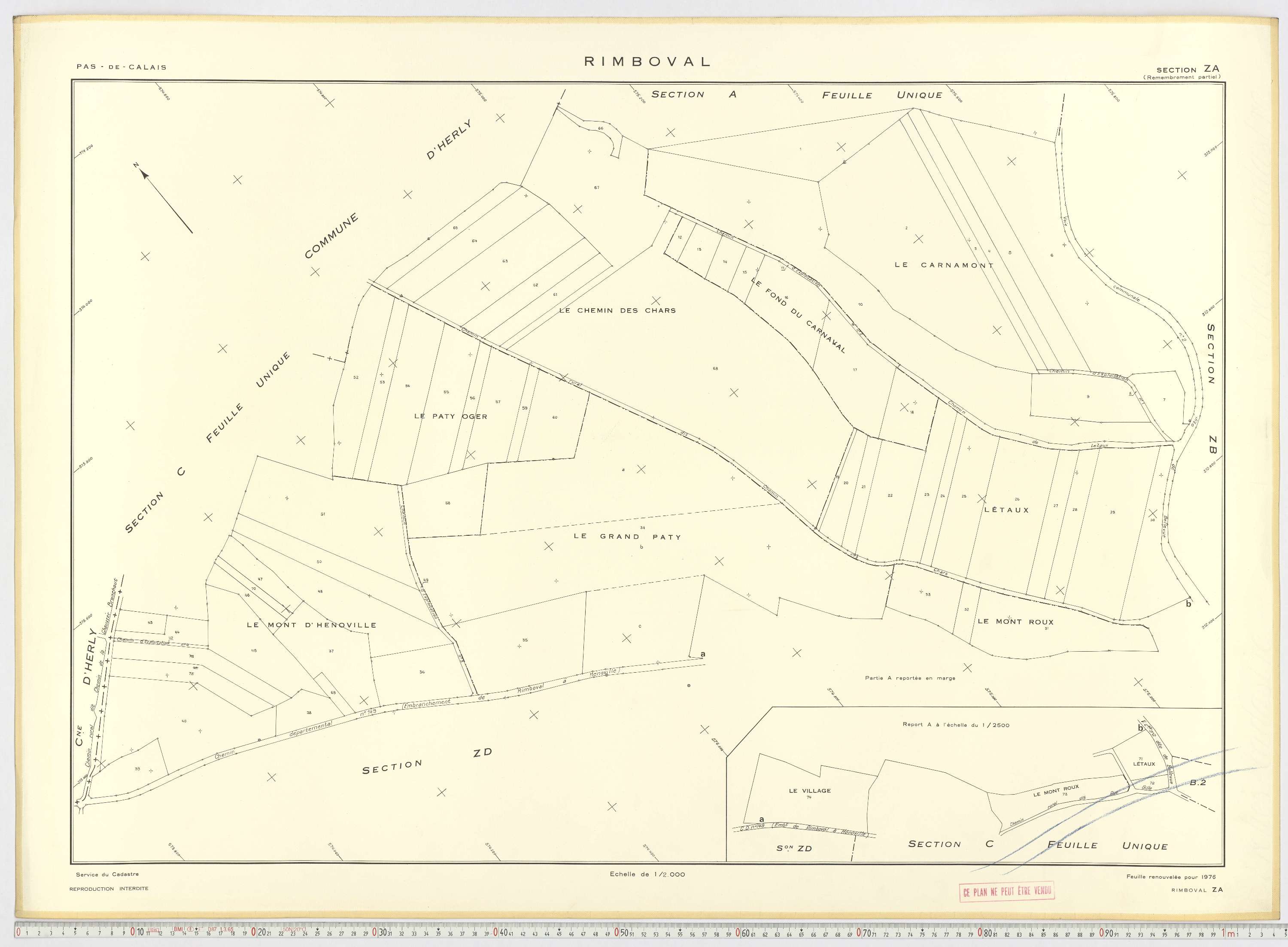 Rimboval - Section ZA.