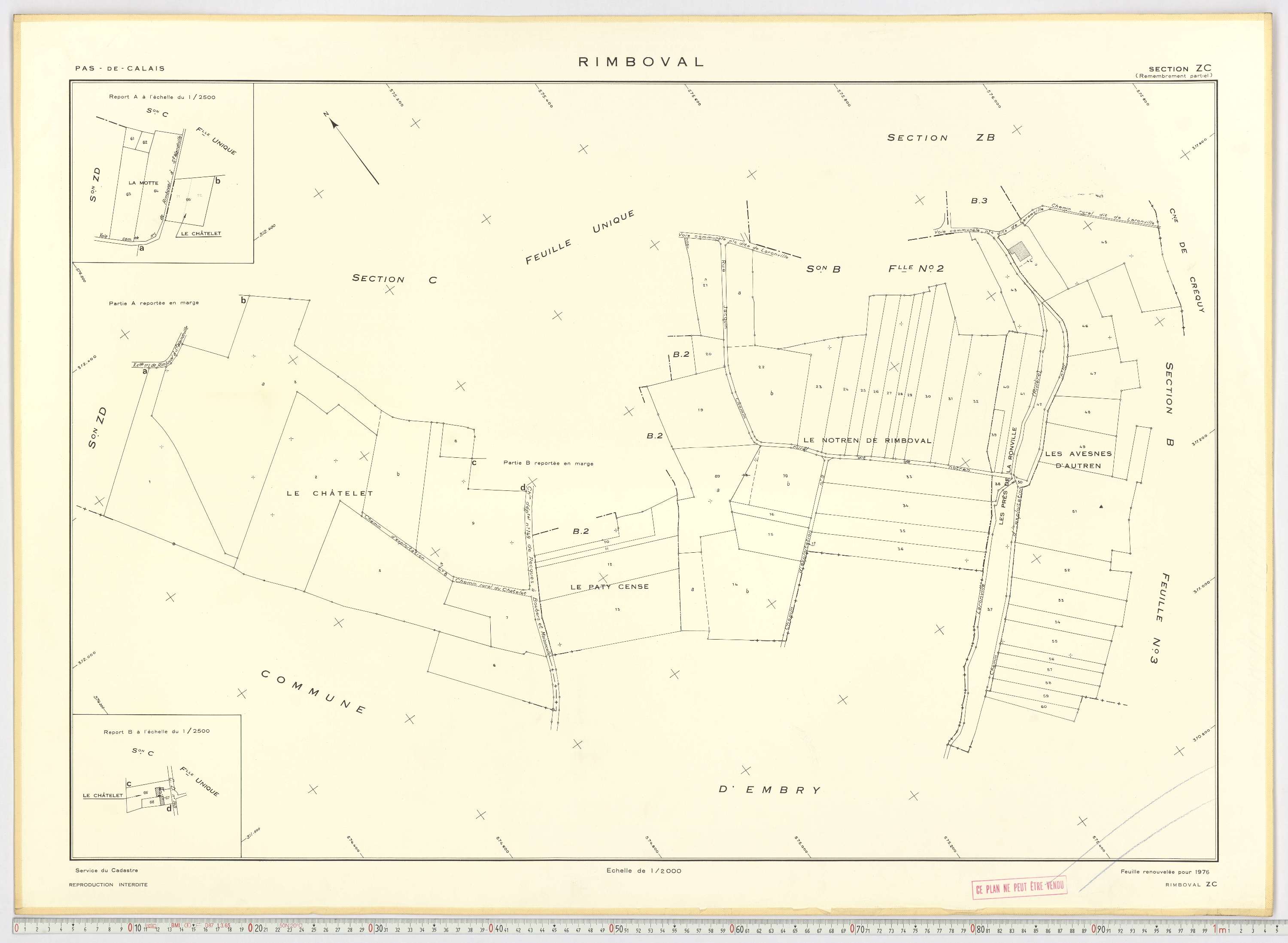 Rimboval - Section ZC.