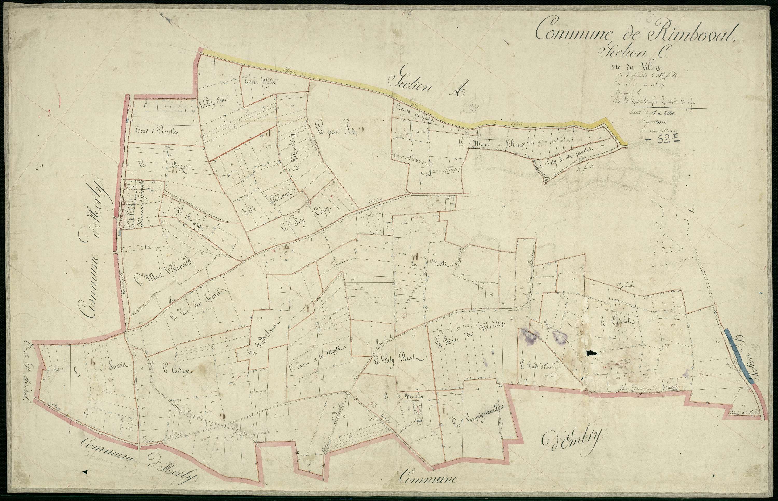 Rimboval - Section C, 1re feuille