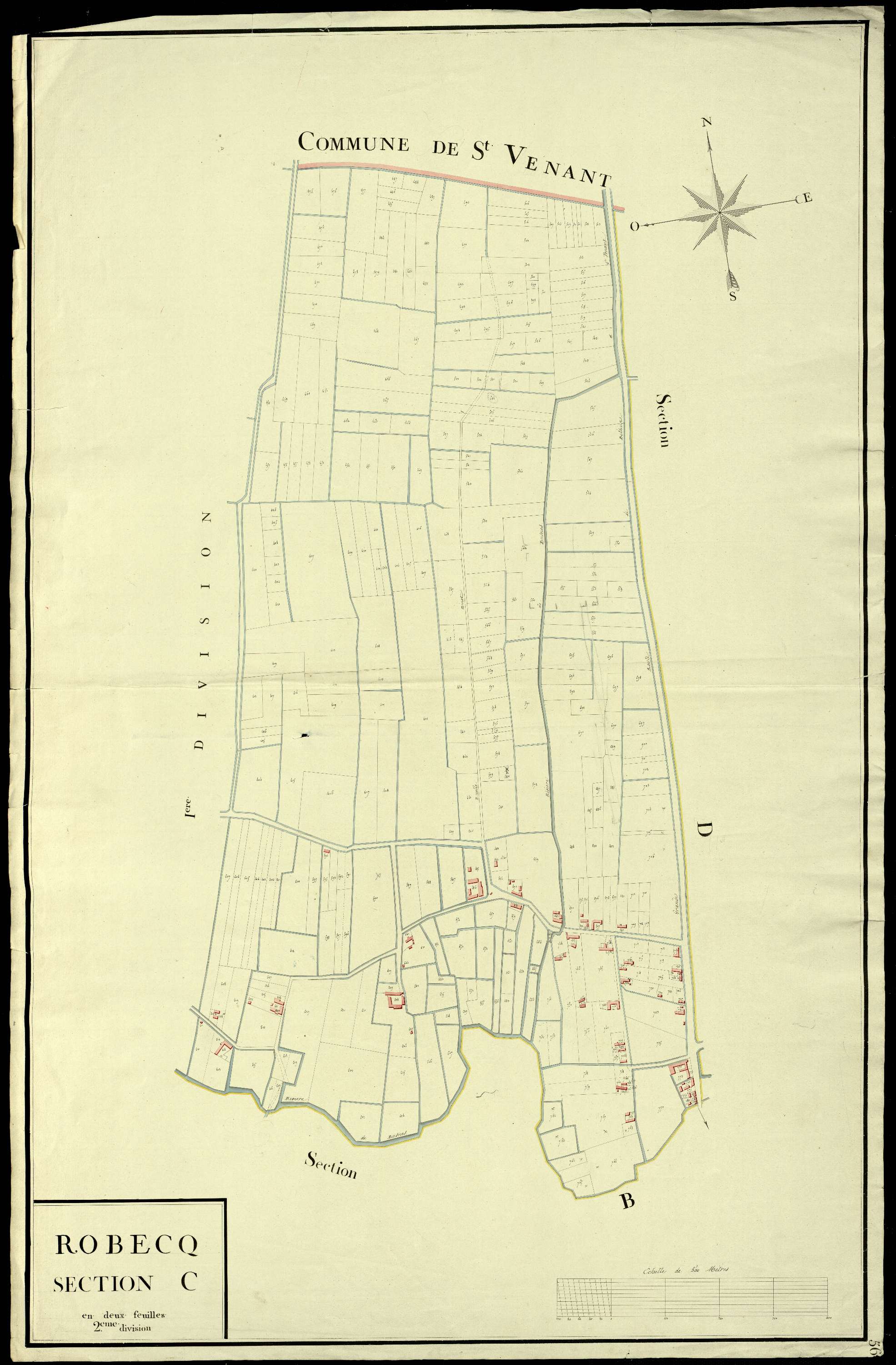 Robecq - Section C, 2e feuille