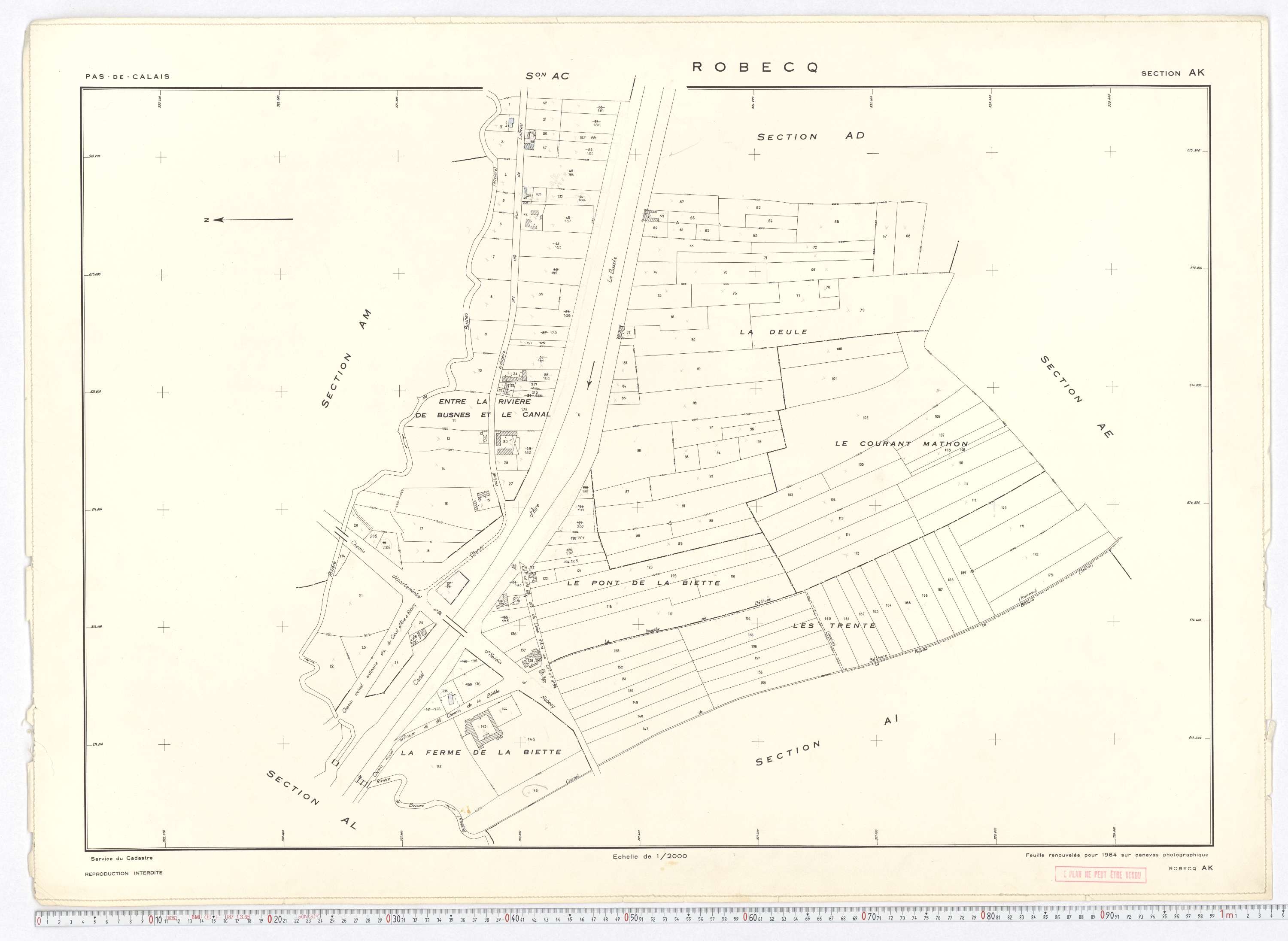 Robecq - Section AK.