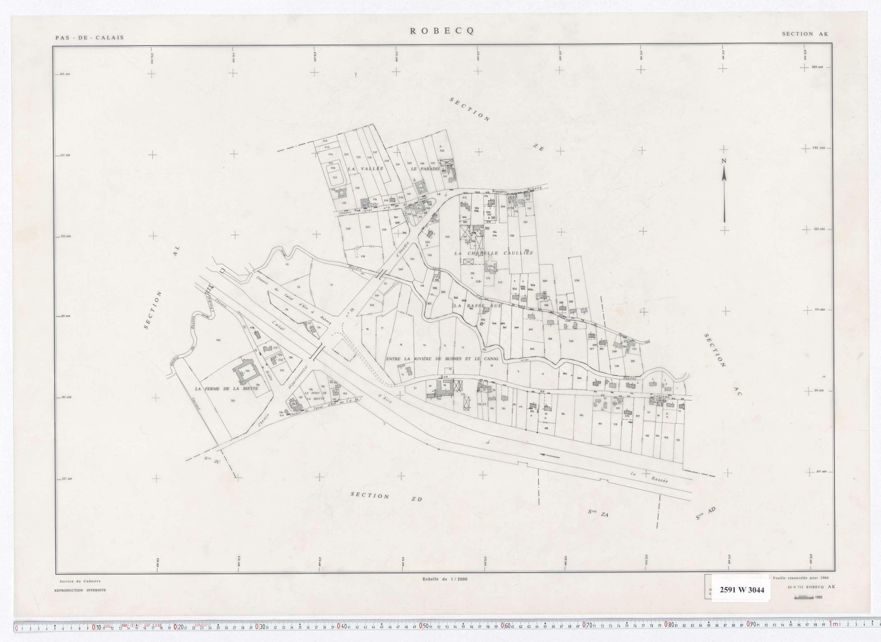 Robecq - Section AK.