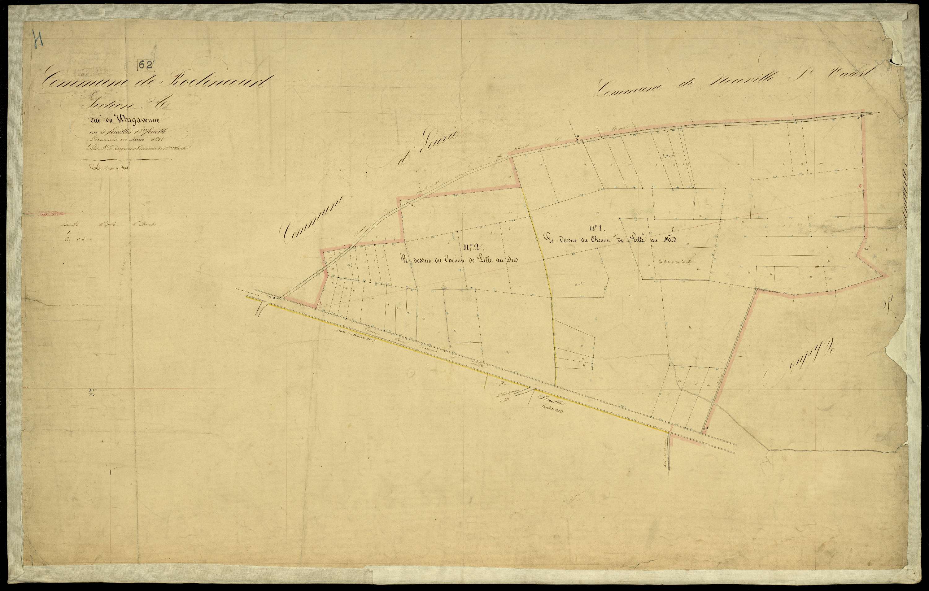 Roclincourt - Section A, 1re feuille