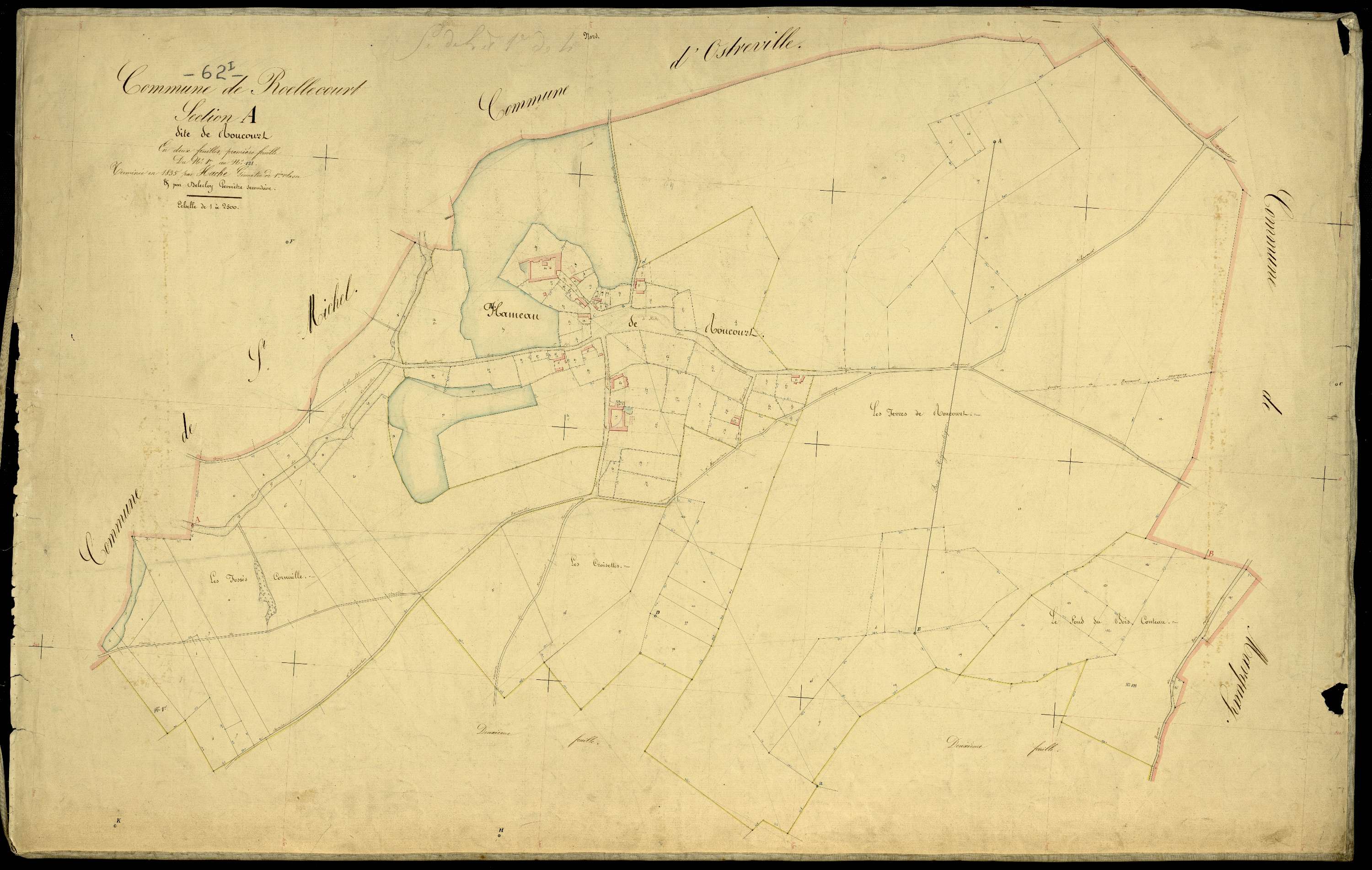 Roëllecourt - Section A, 1re feuille