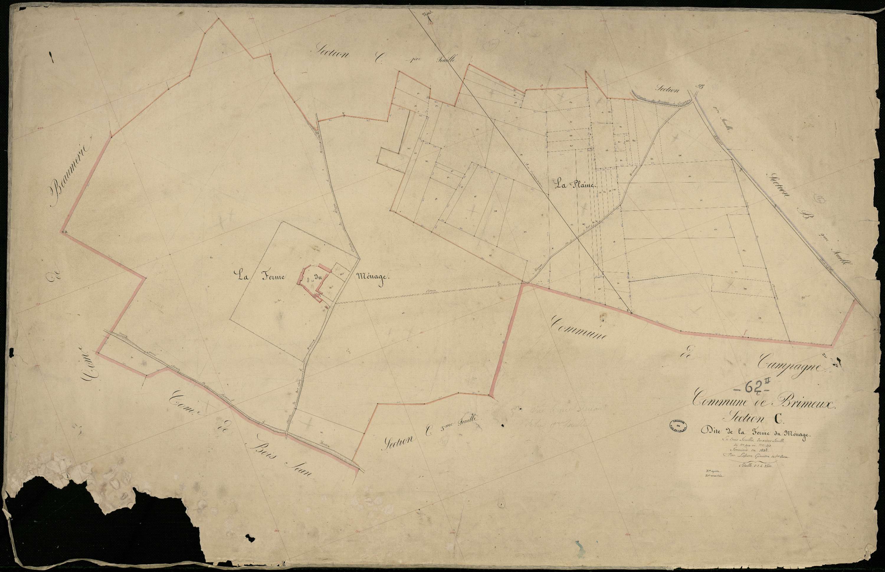 Rœux - Section C, 2e feuille