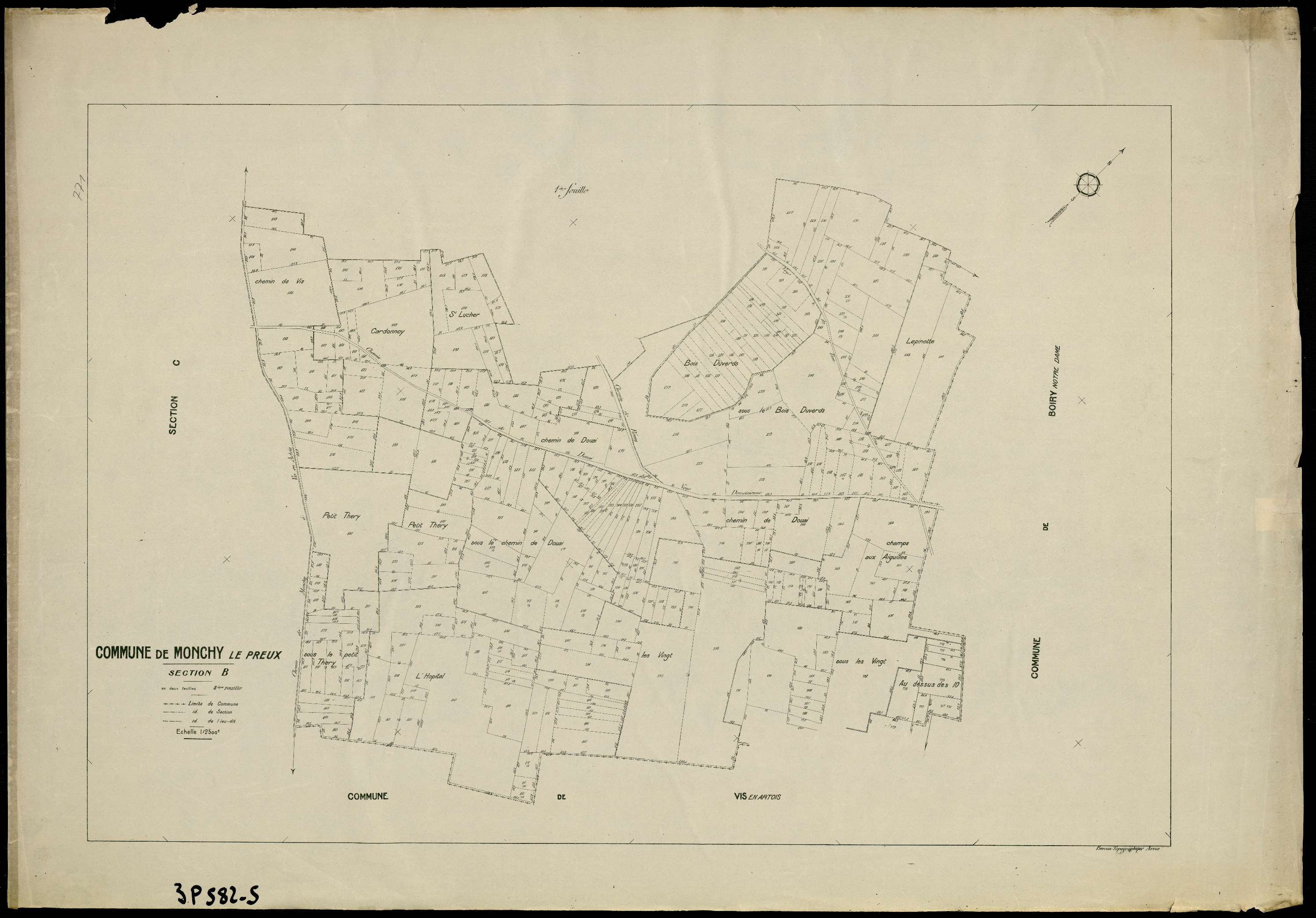 Rœux - Section B, 2e feuille