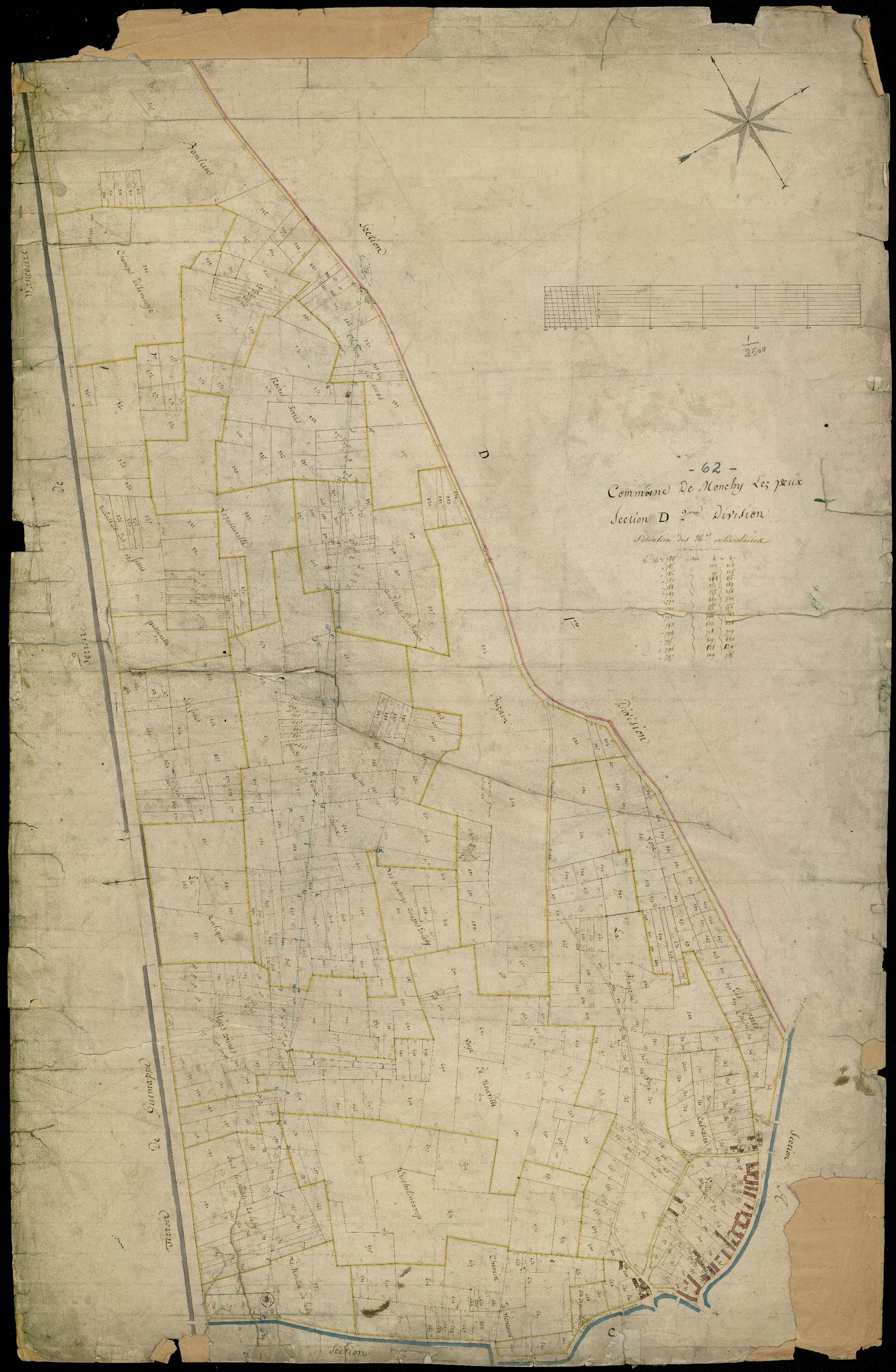 Rœux - Section D, 2e feuille