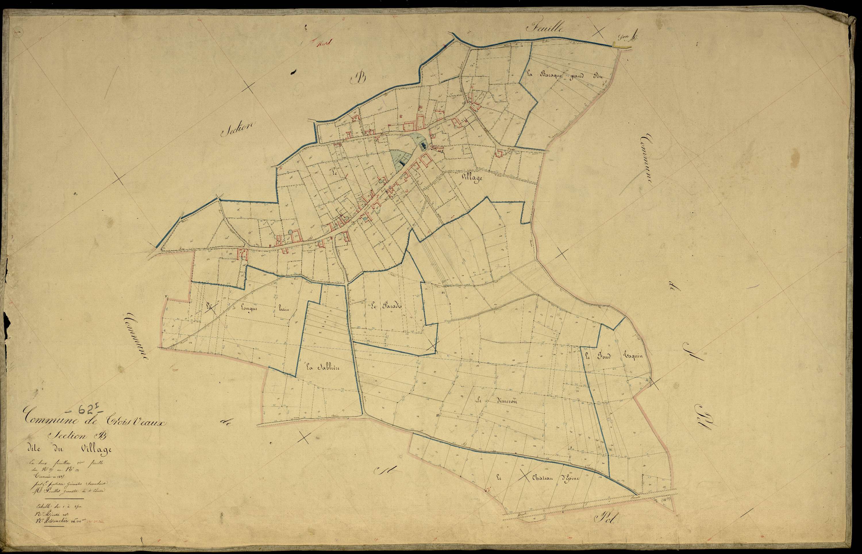Rœux - Section B, 2e feuille