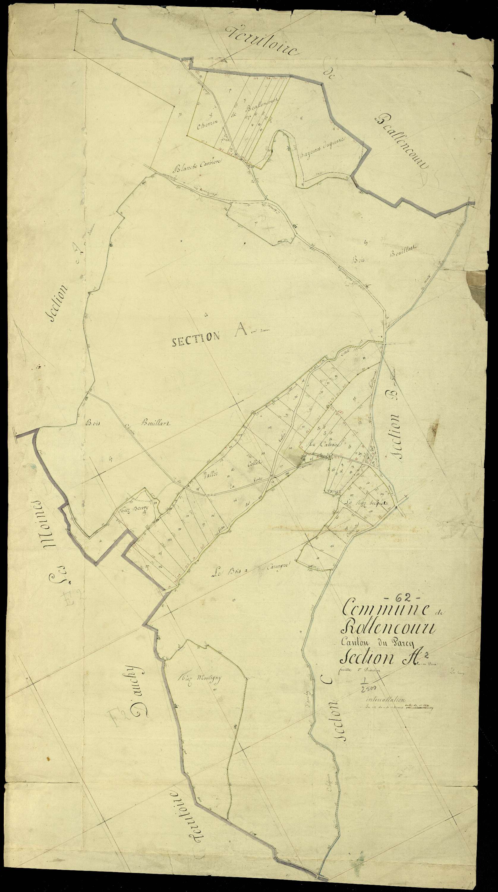 Rollancourt - Section A, 2e feuille
