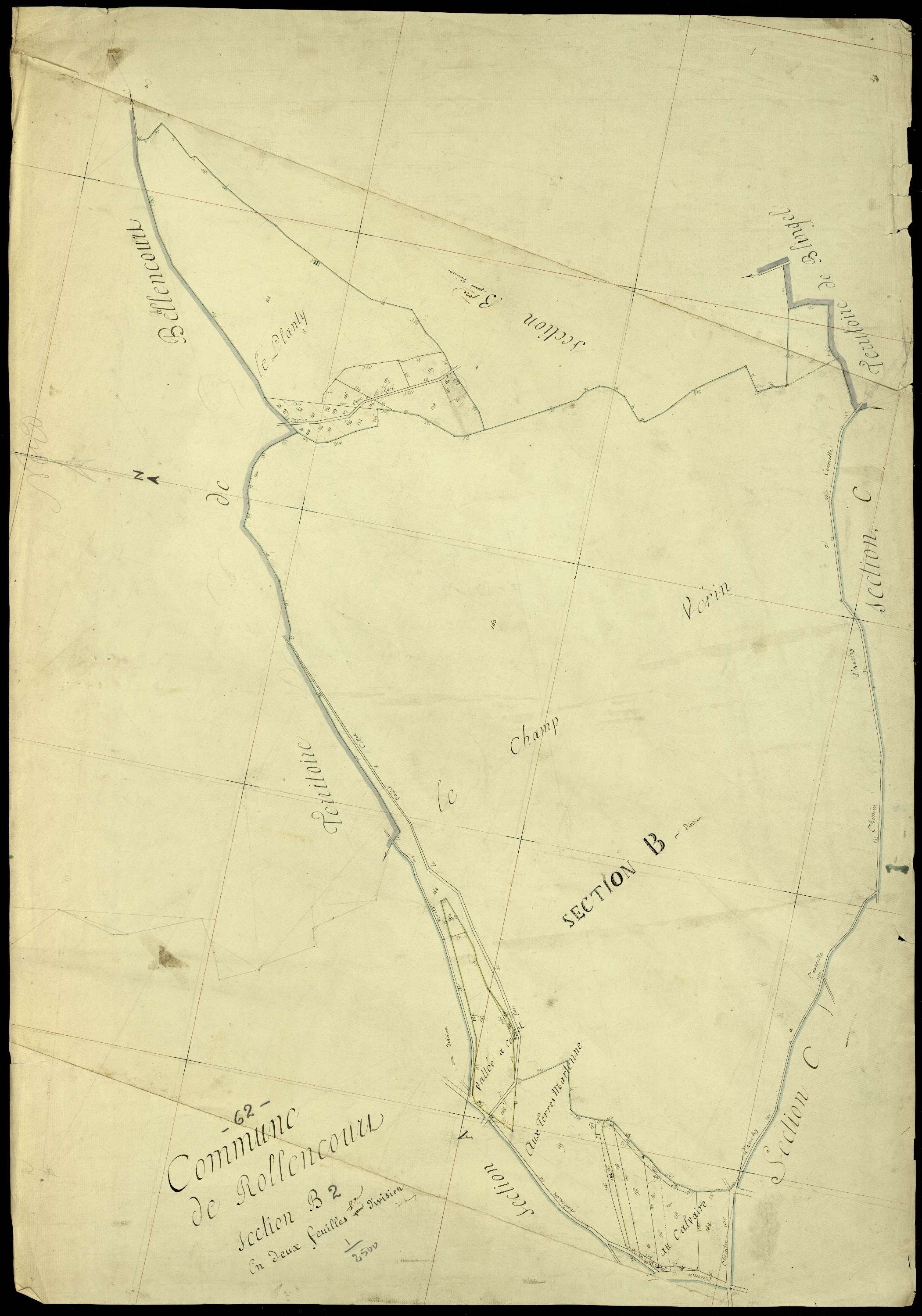 Rollancourt - Section B, 2e feuille