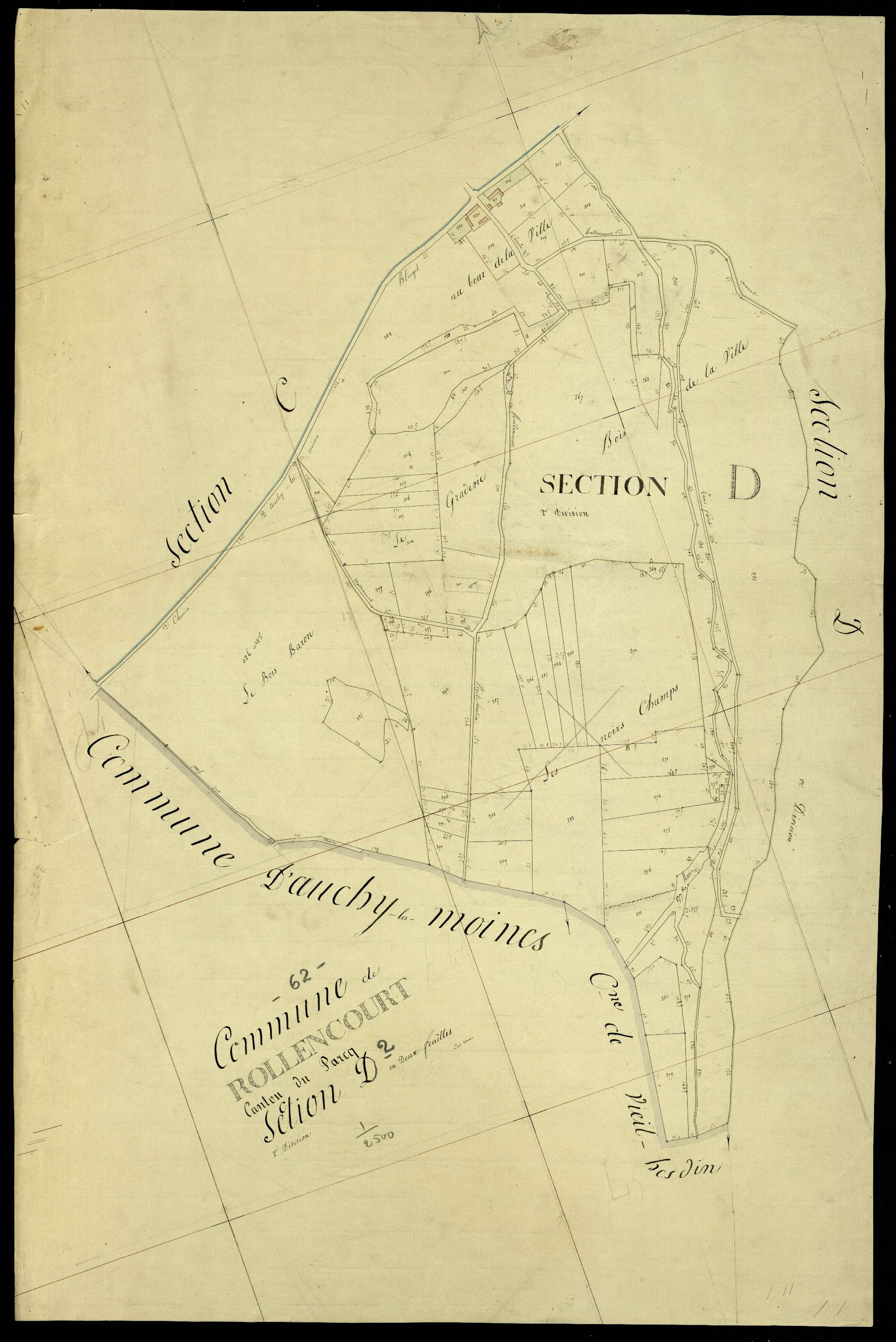 Rollancourt - Section D, 2e feuille