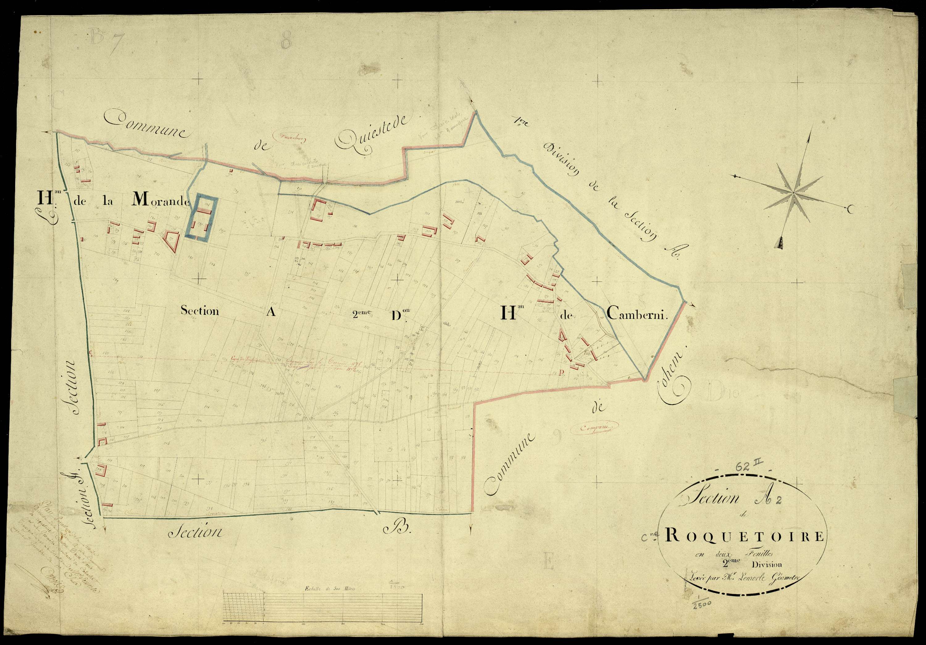 Roquetoire - Section A, 2e feuille