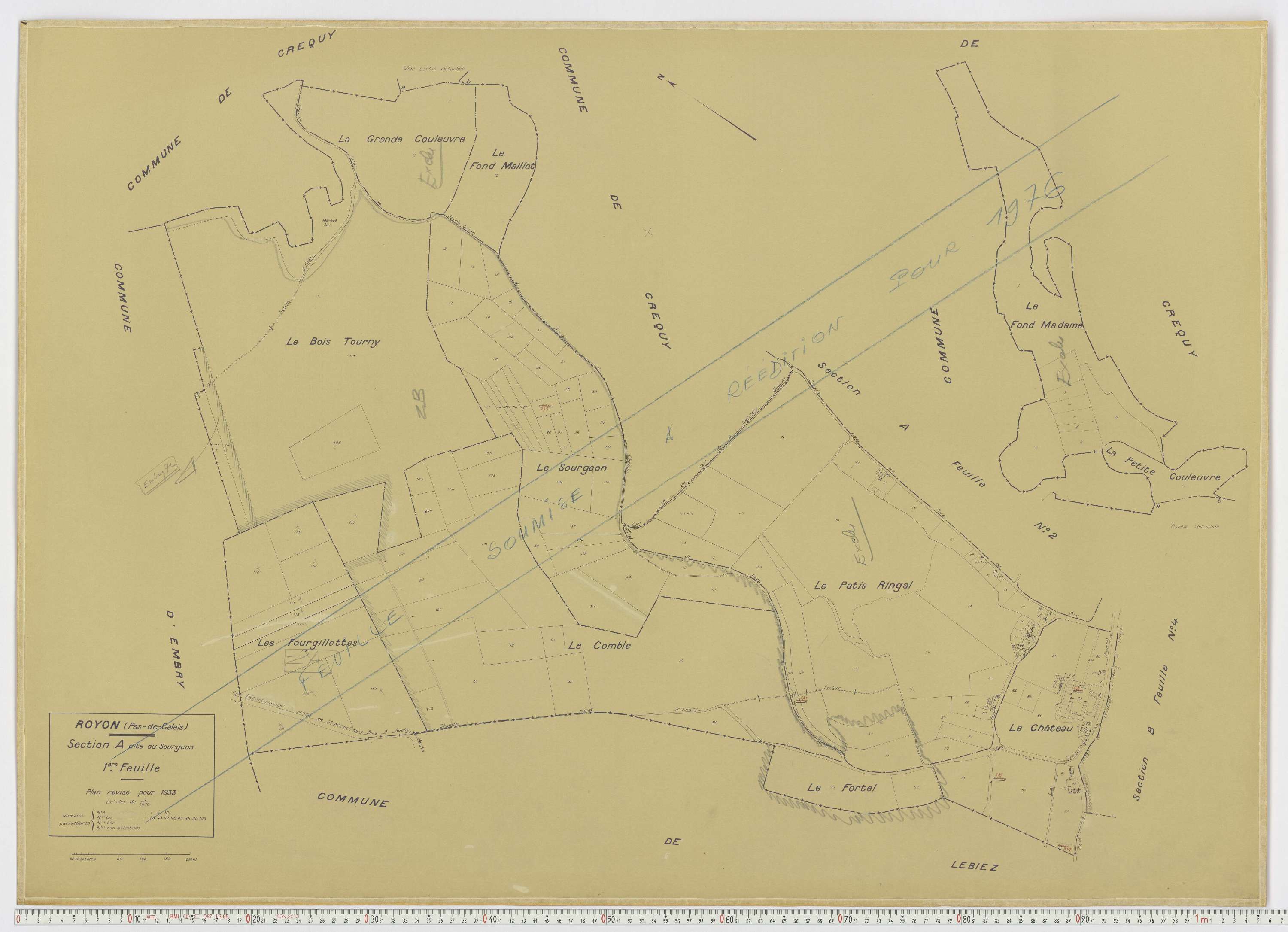 Royon - Section A, feuille 1.