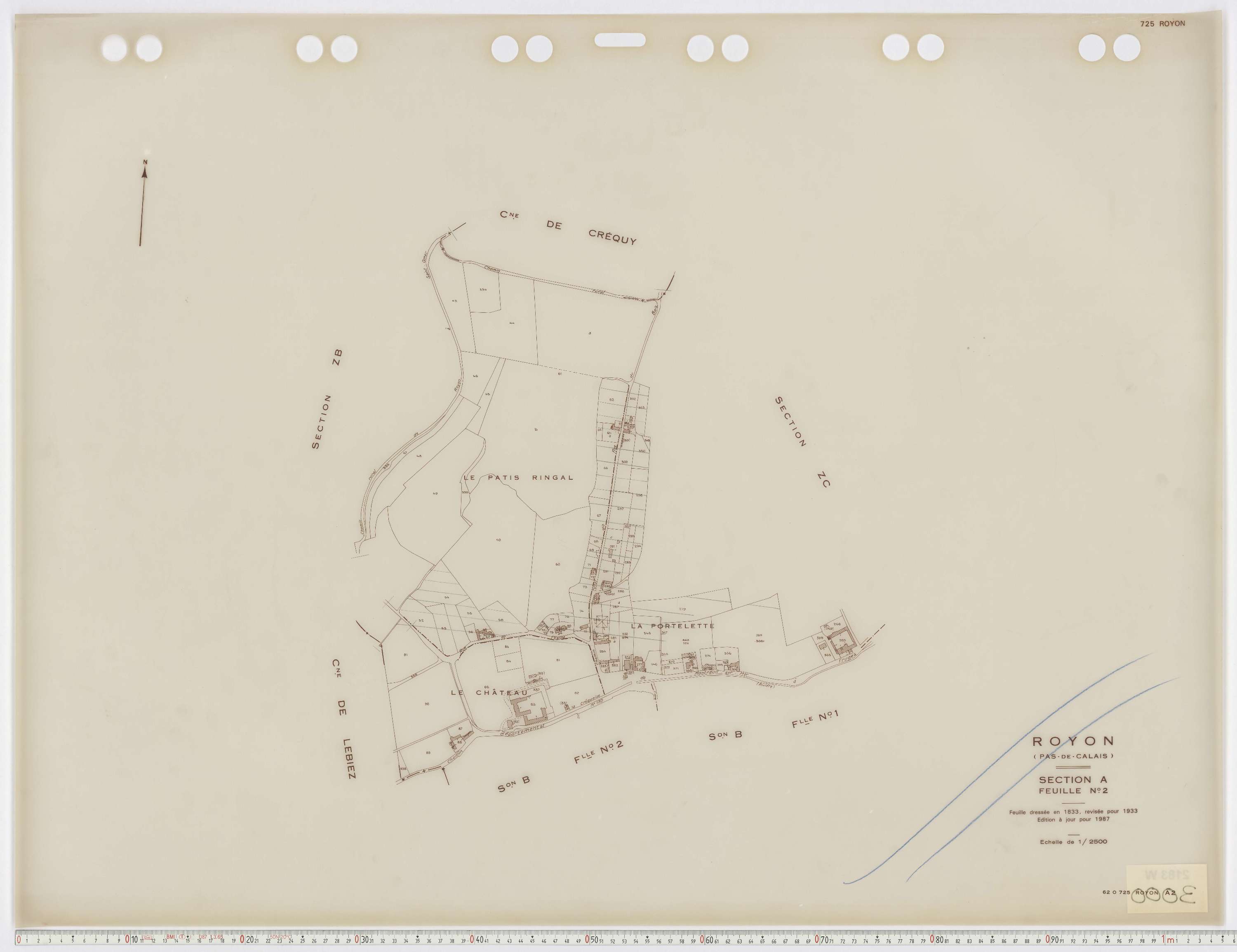 Royon - Section A, feuille 2.