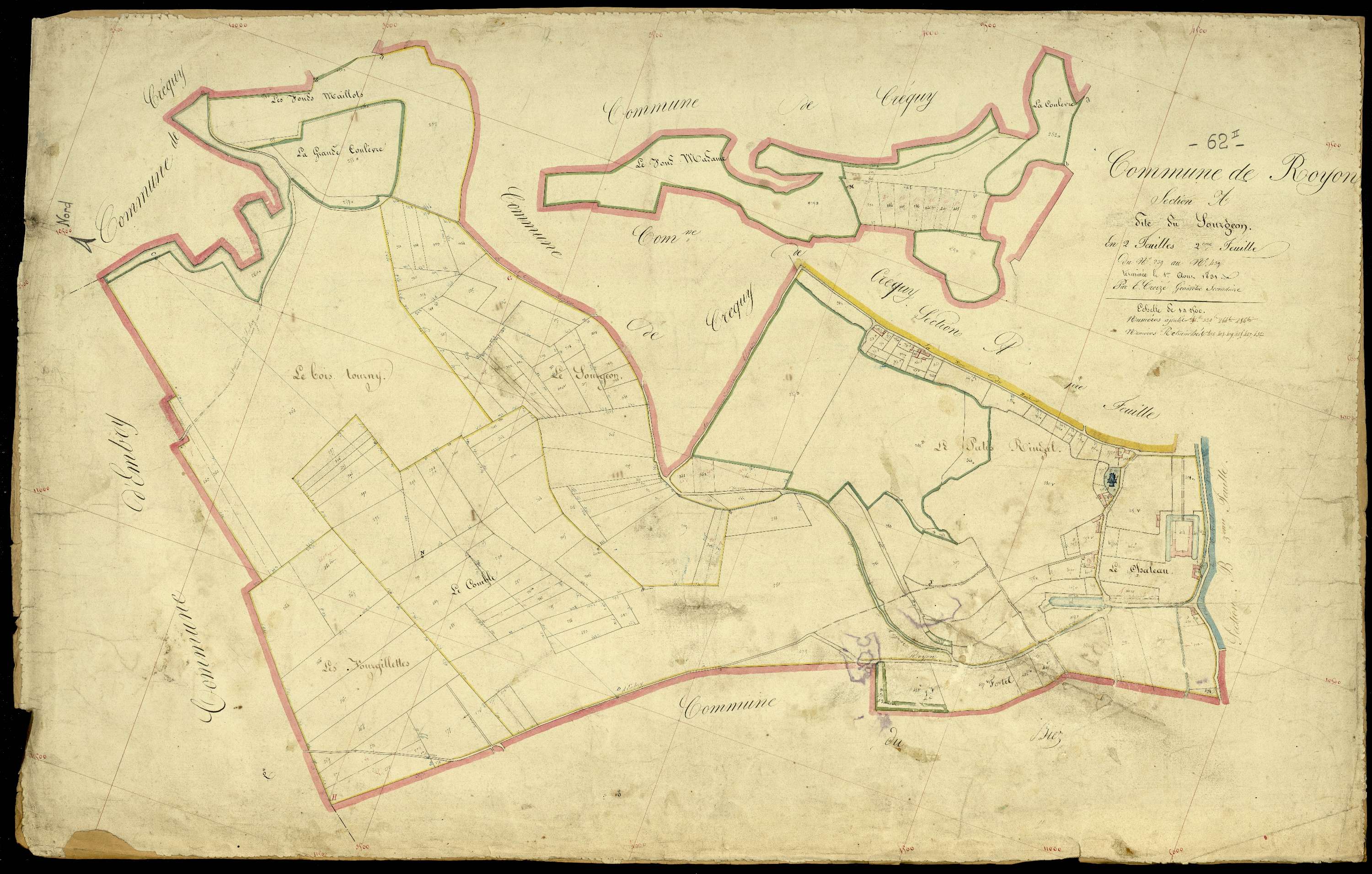 Royon - Section A, 2e feuille