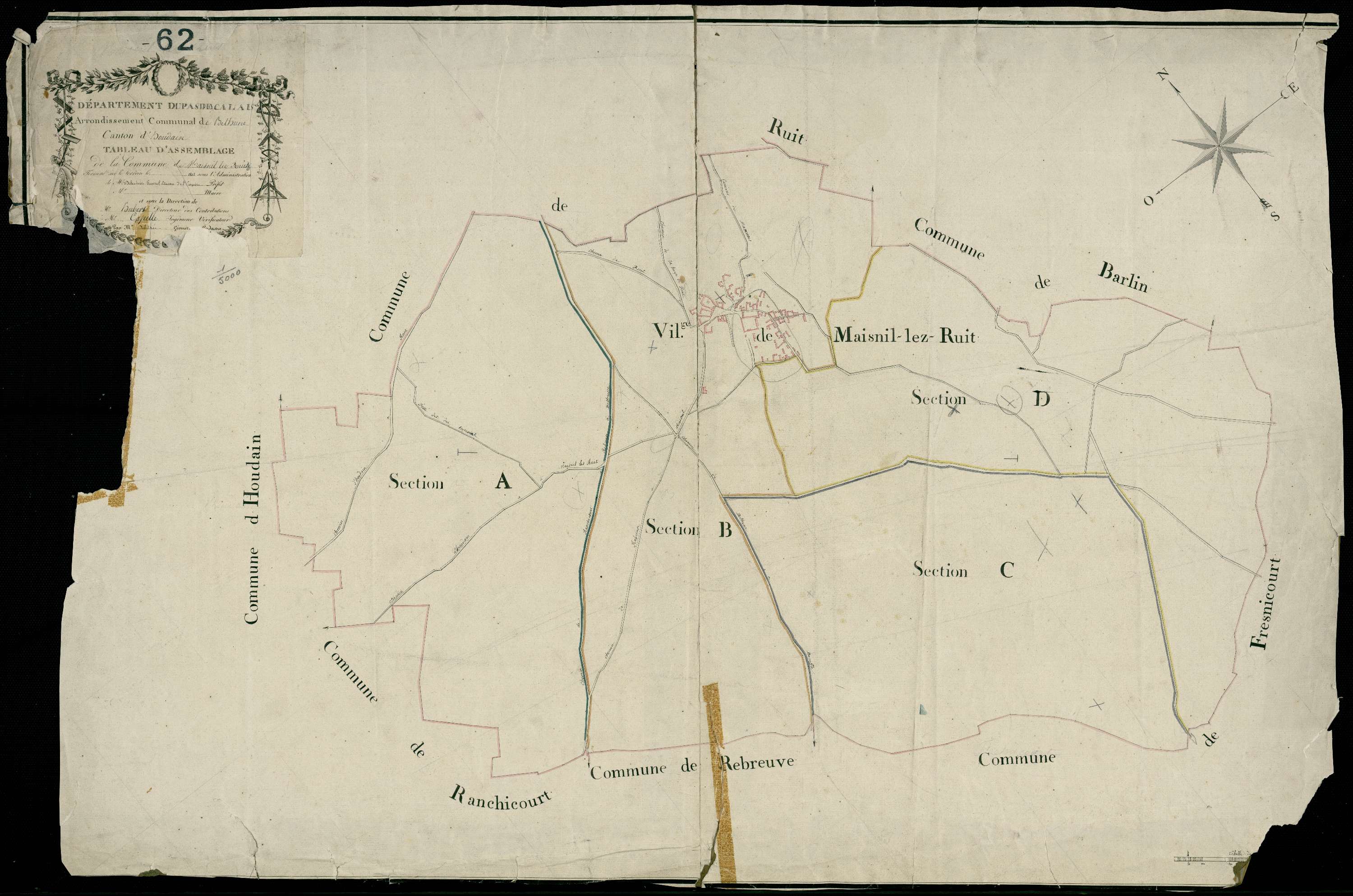 Ruitz - Tableau d'assemblage