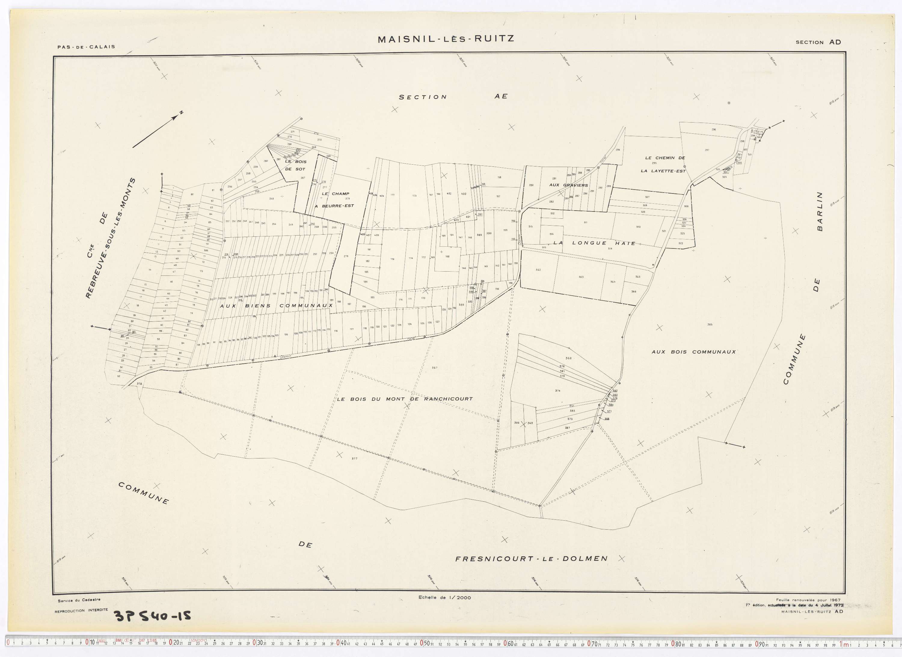 Ruitz - Section AD.