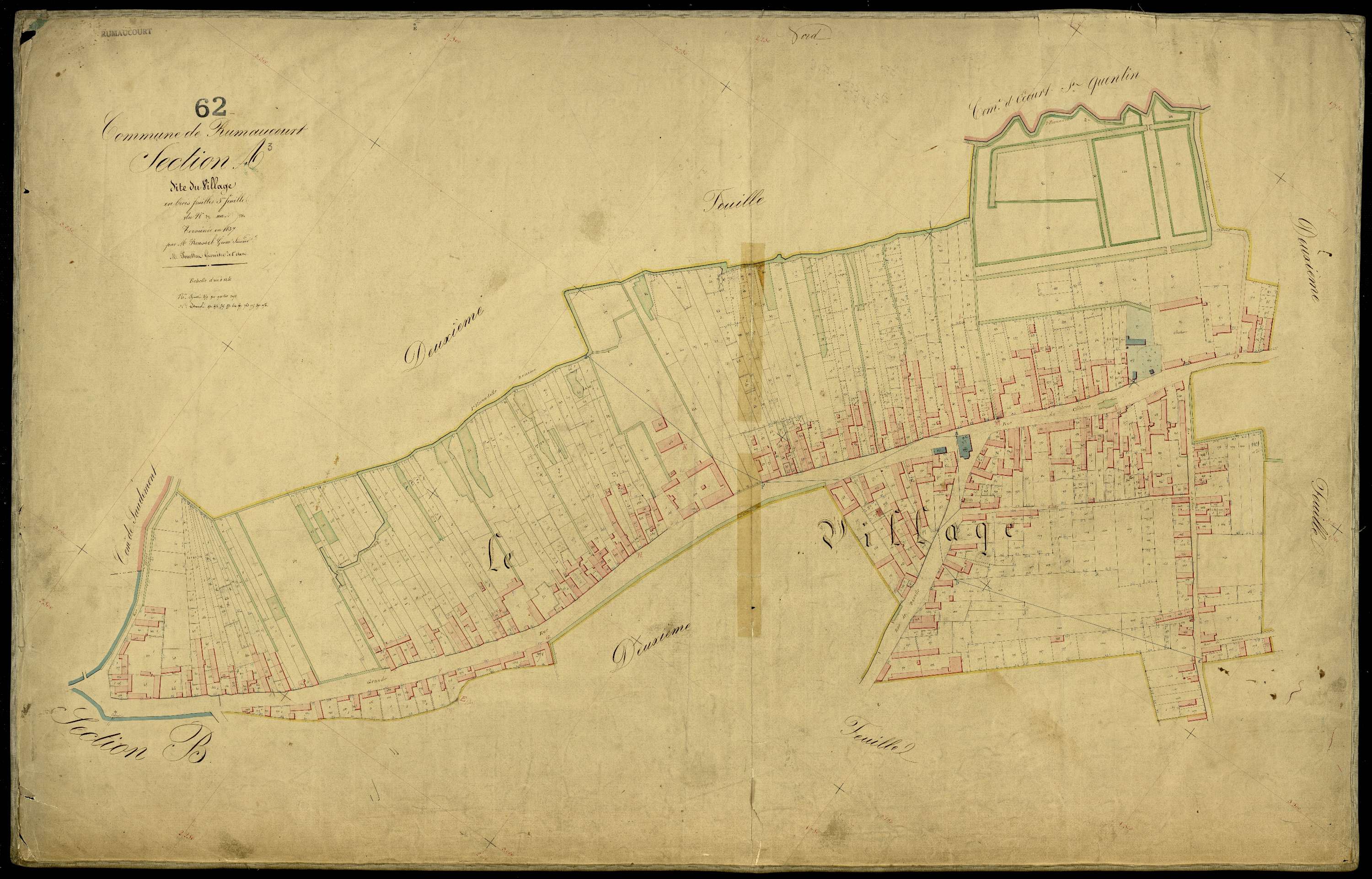 Rumaucourt - Section A, 3e feuille