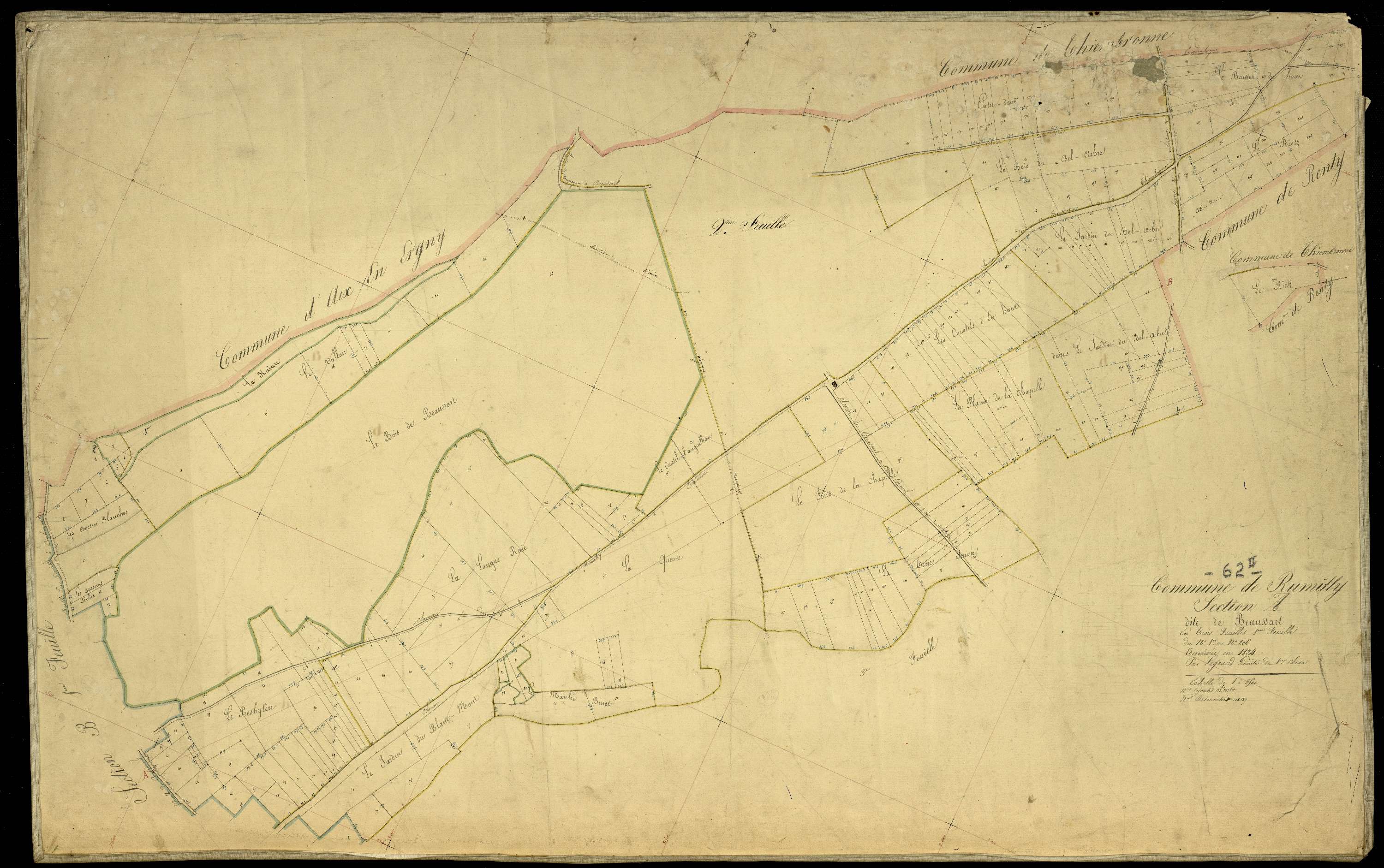 Rumilly - Section A, 1re feuille