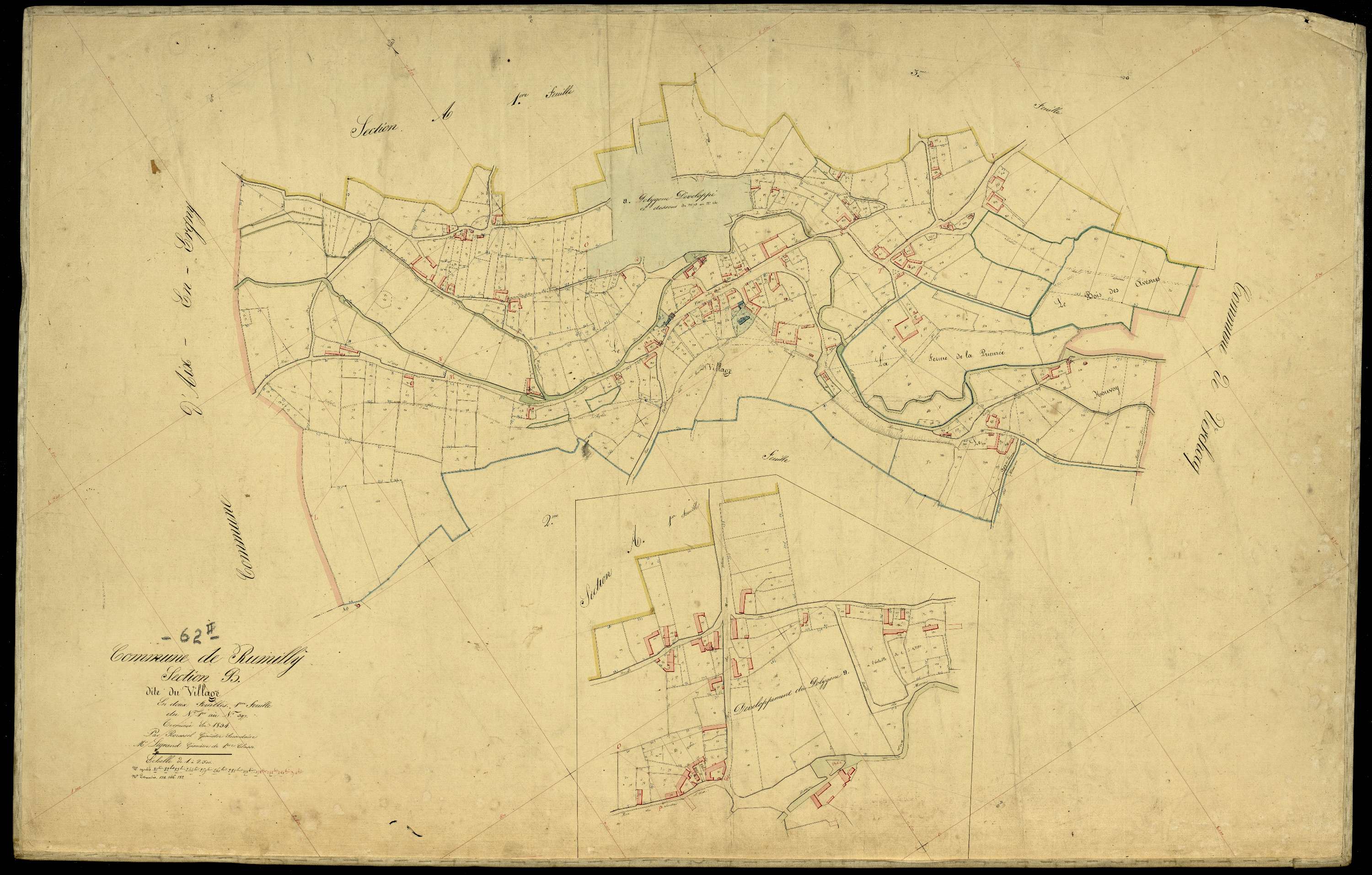 Rumilly - Section B, 1re feuille