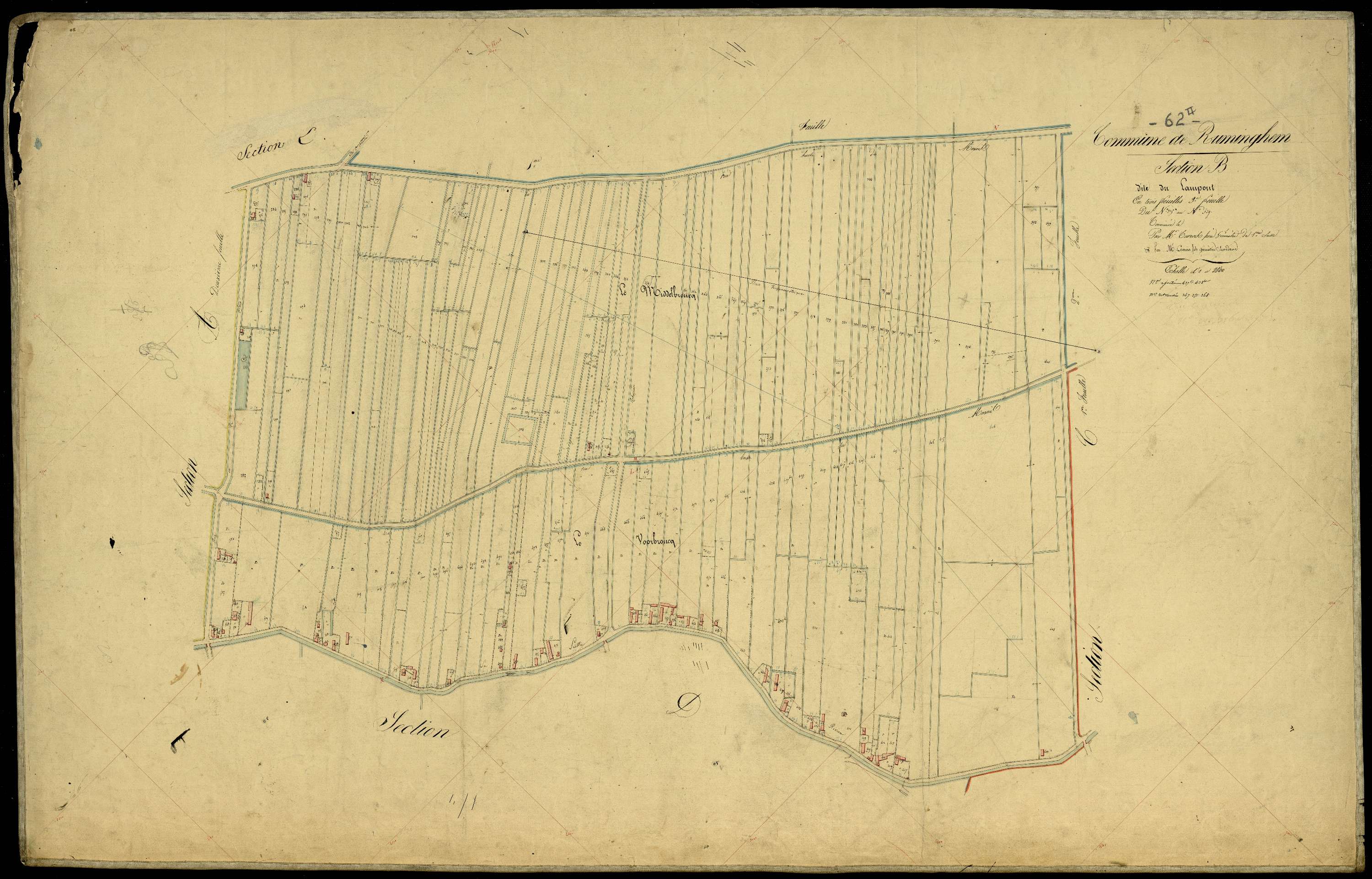 Ruminghem - Section B, 3e feuille