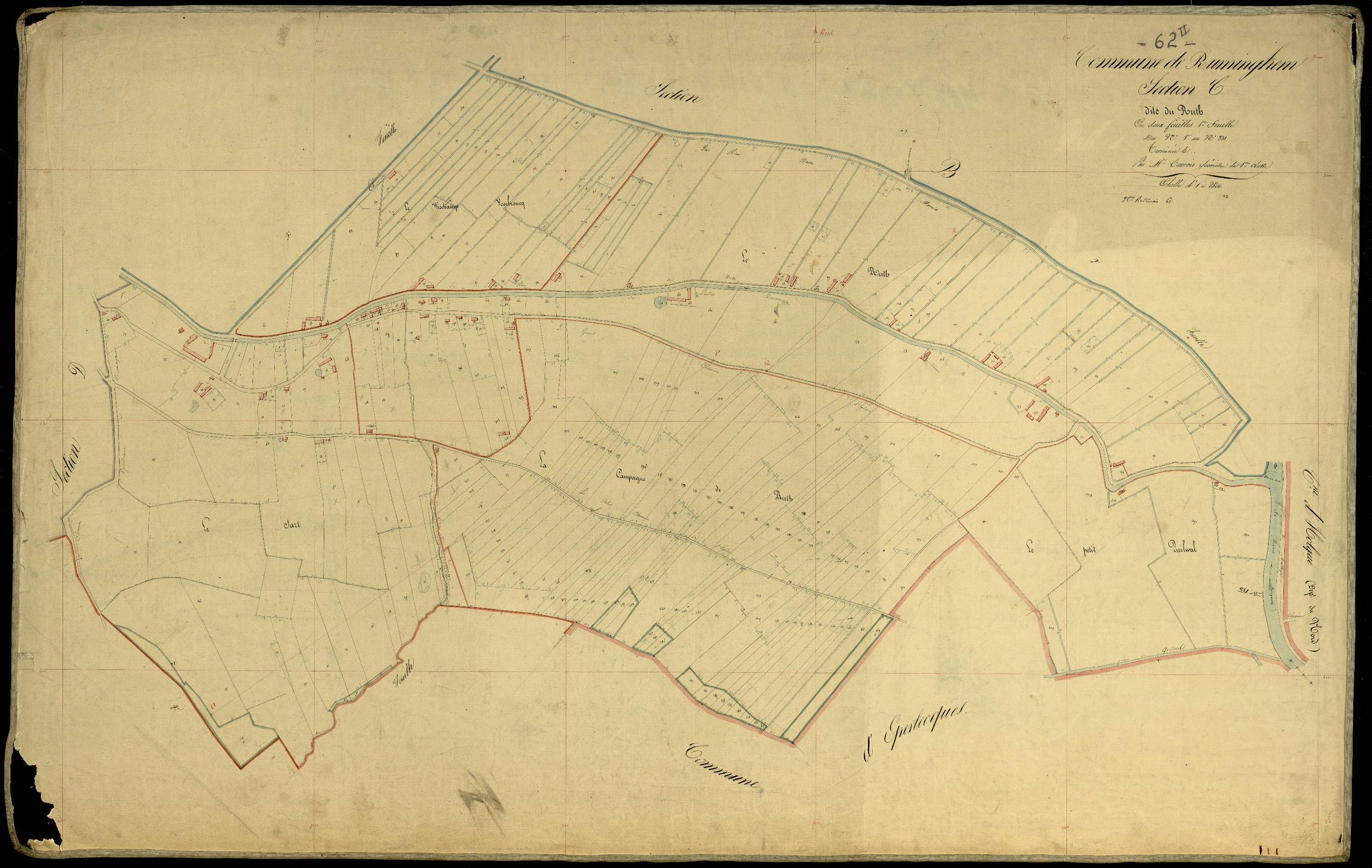 Ruminghem - Section C, 1re feuille