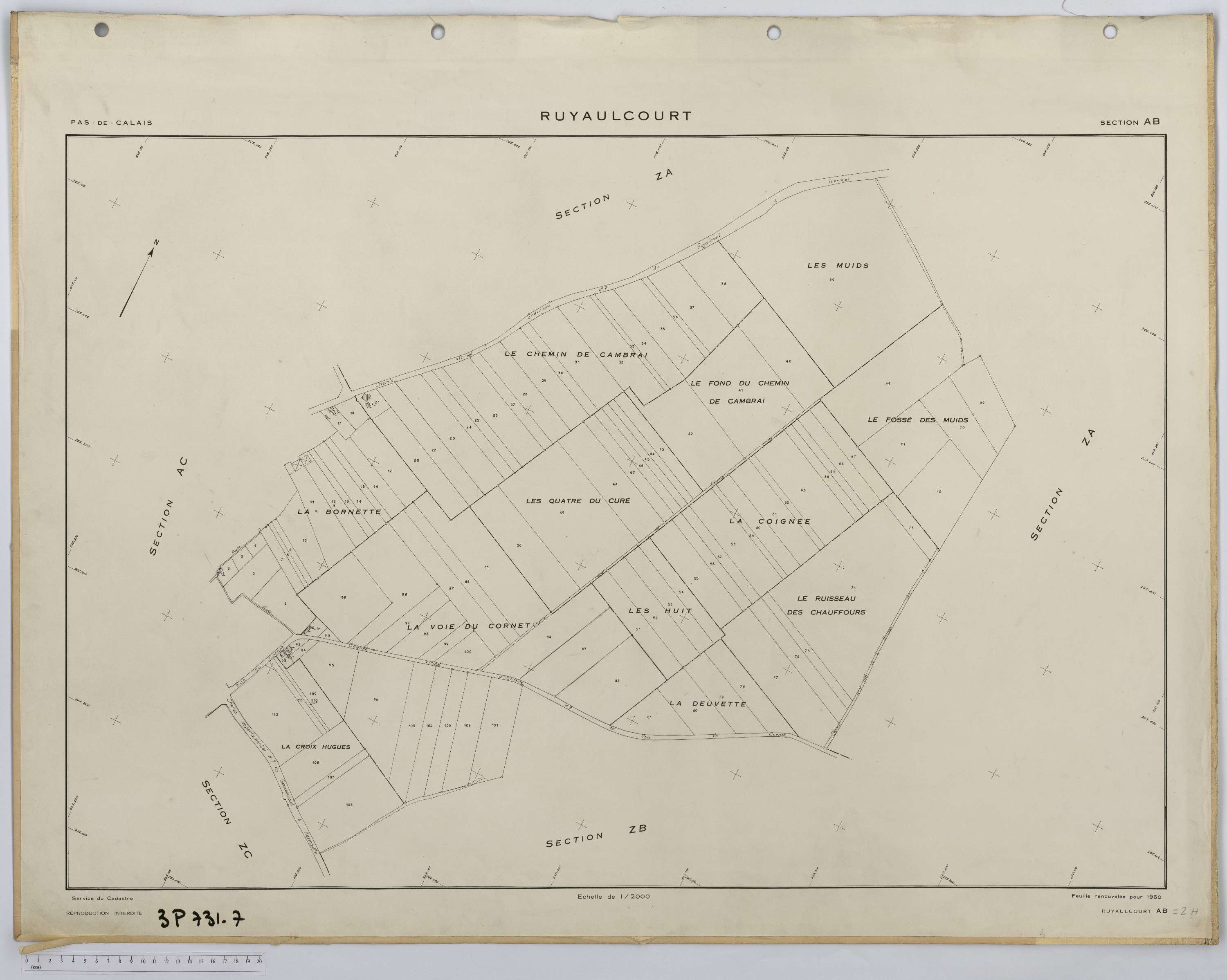 Ruyaulcourt - Section AB.
