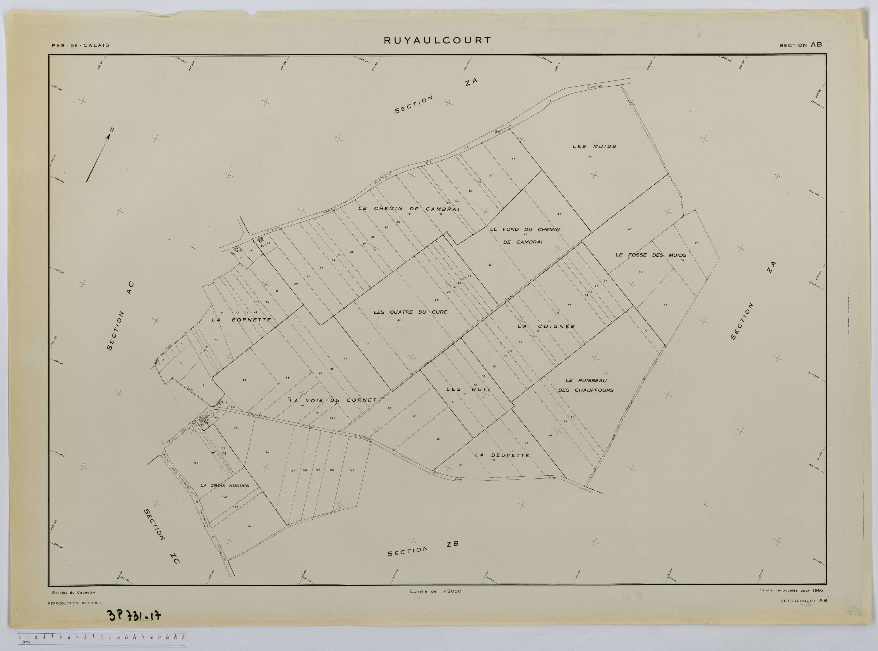 Ruyaulcourt - Section AB.