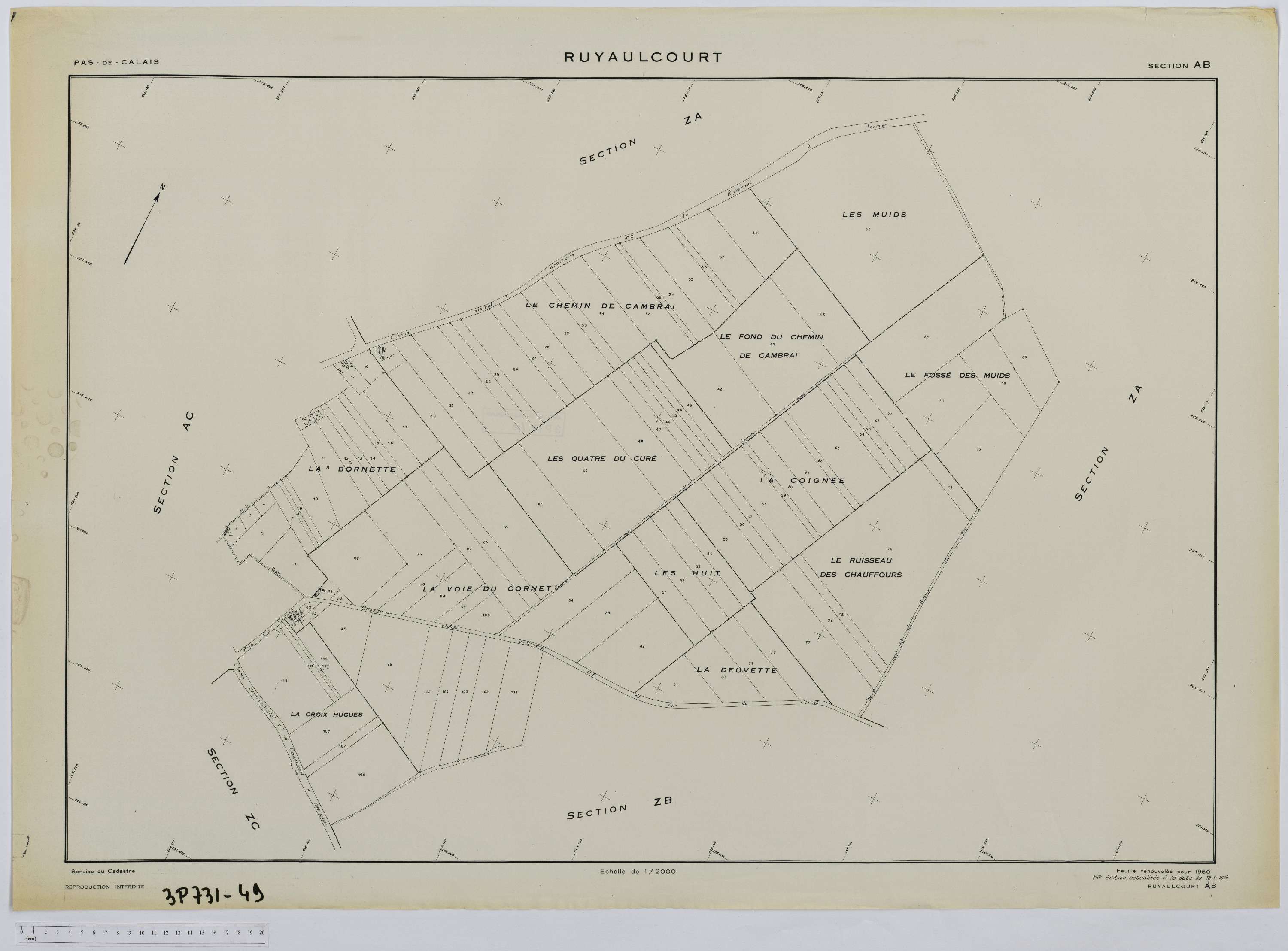 Ruyaulcourt - Section AB.