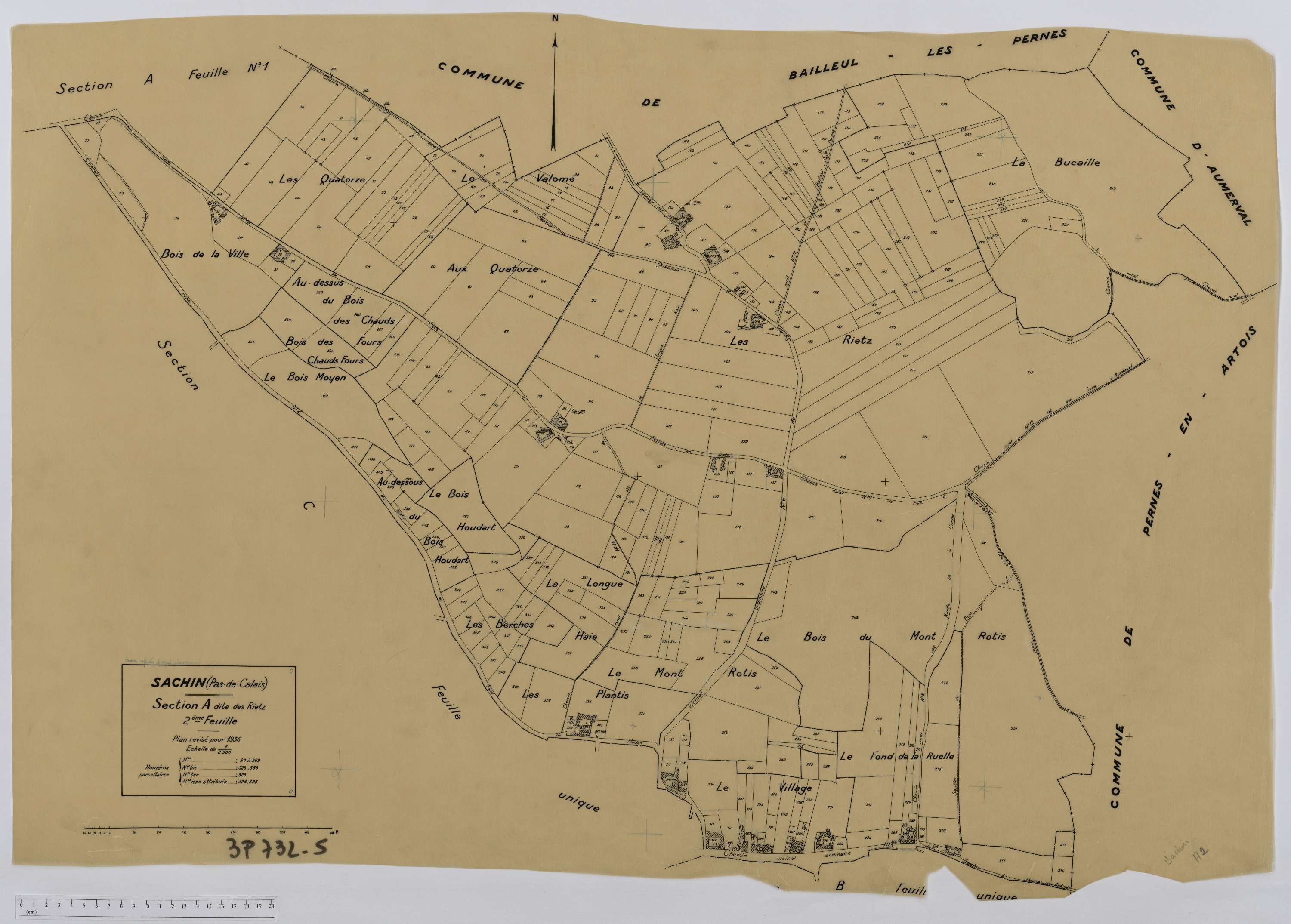 Sachin - Section A, feuille 2.