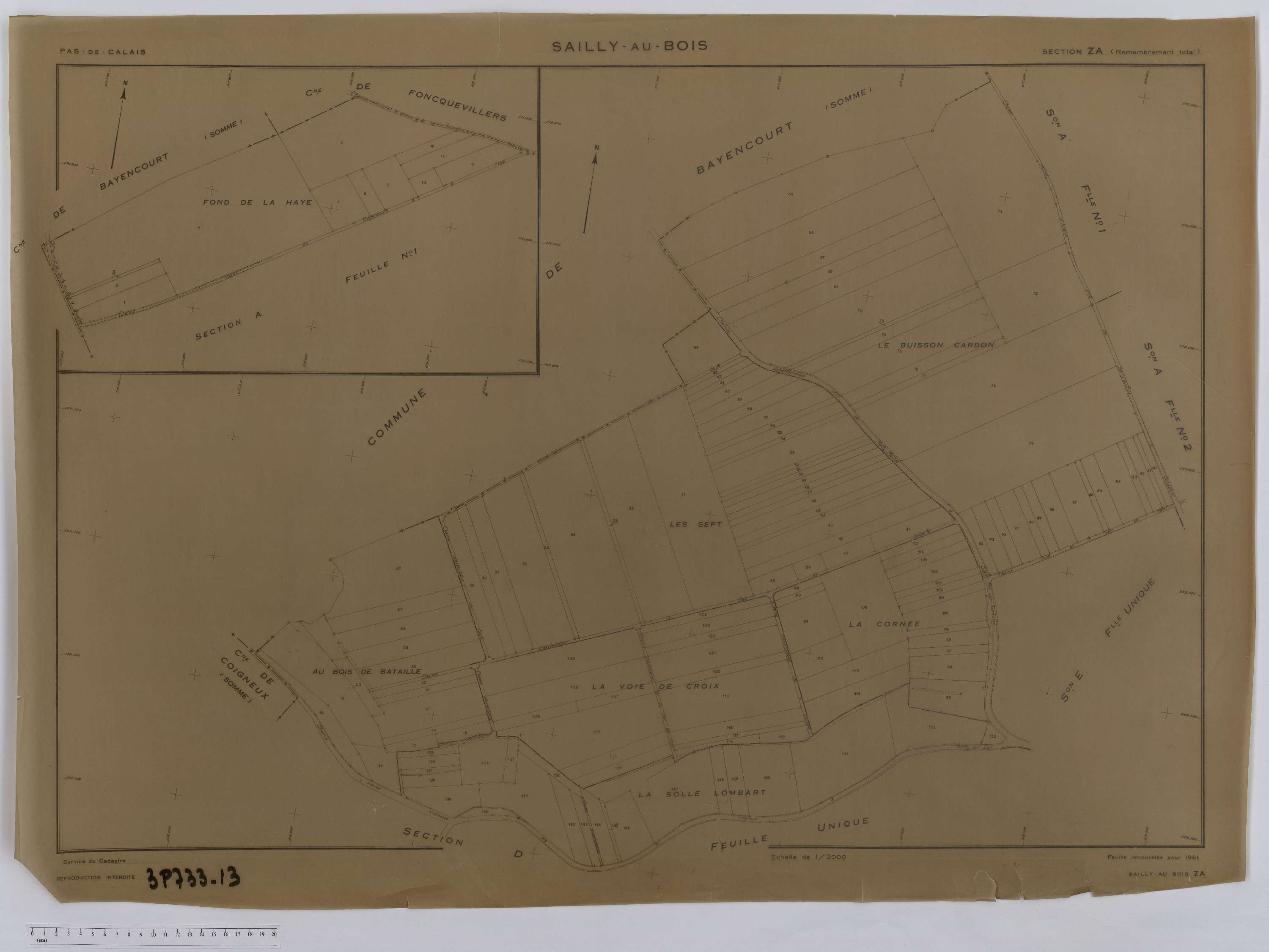 Sailly-au-Bois - Section ZA.