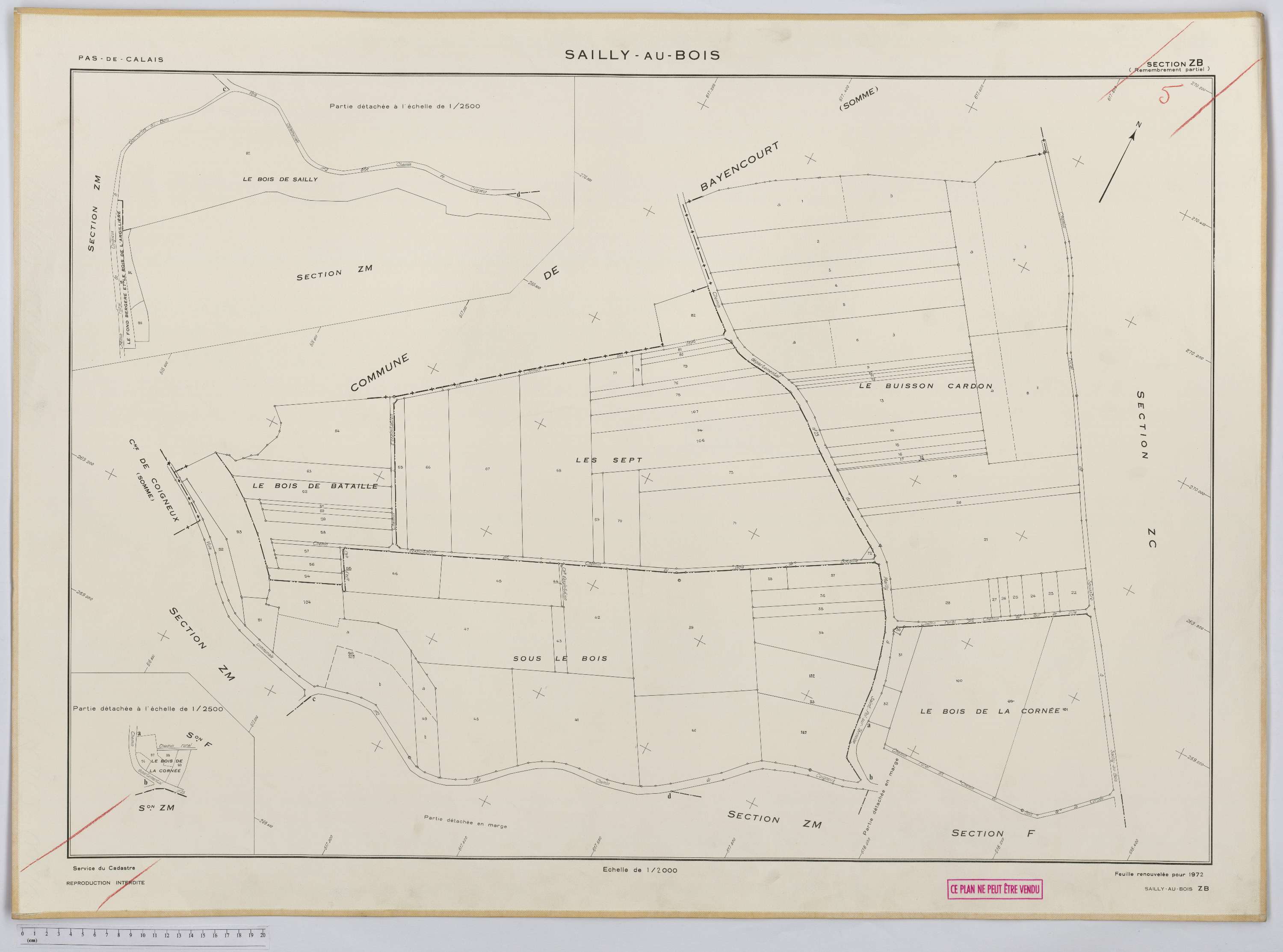 Sailly-au-Bois - Section ZB.