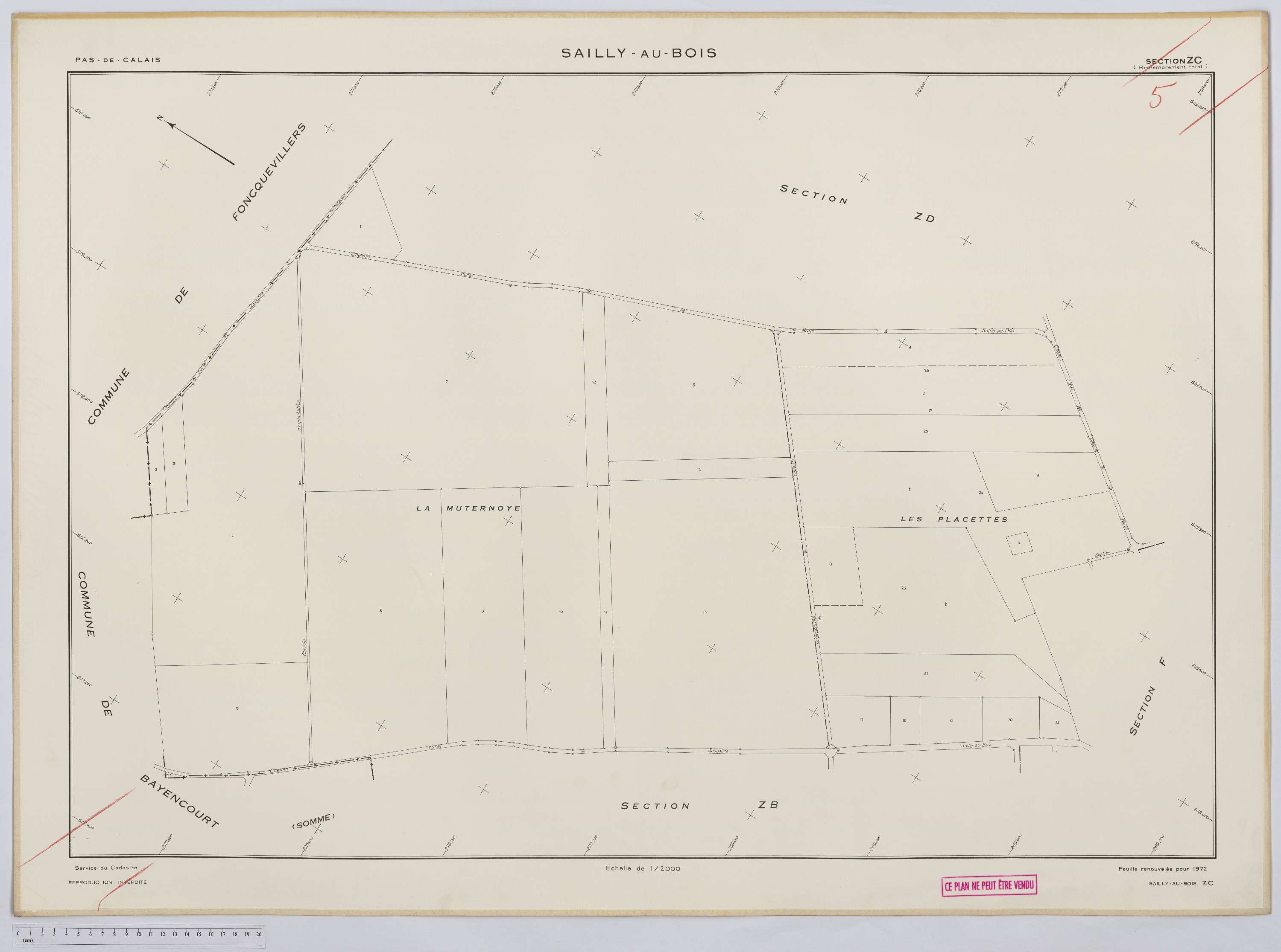 Sailly-au-Bois - Section ZC.