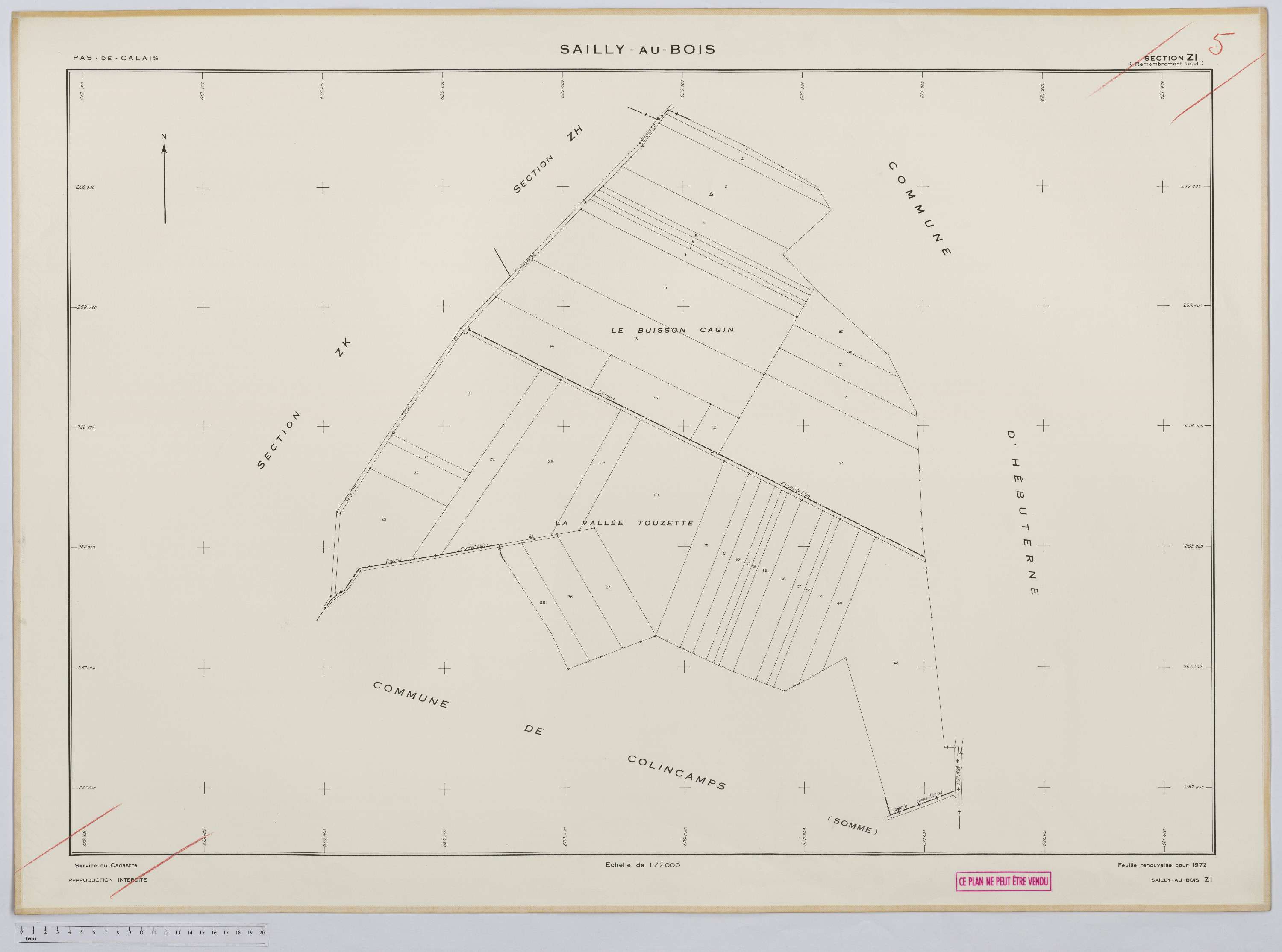 Sailly-au-Bois - Section ZI.
