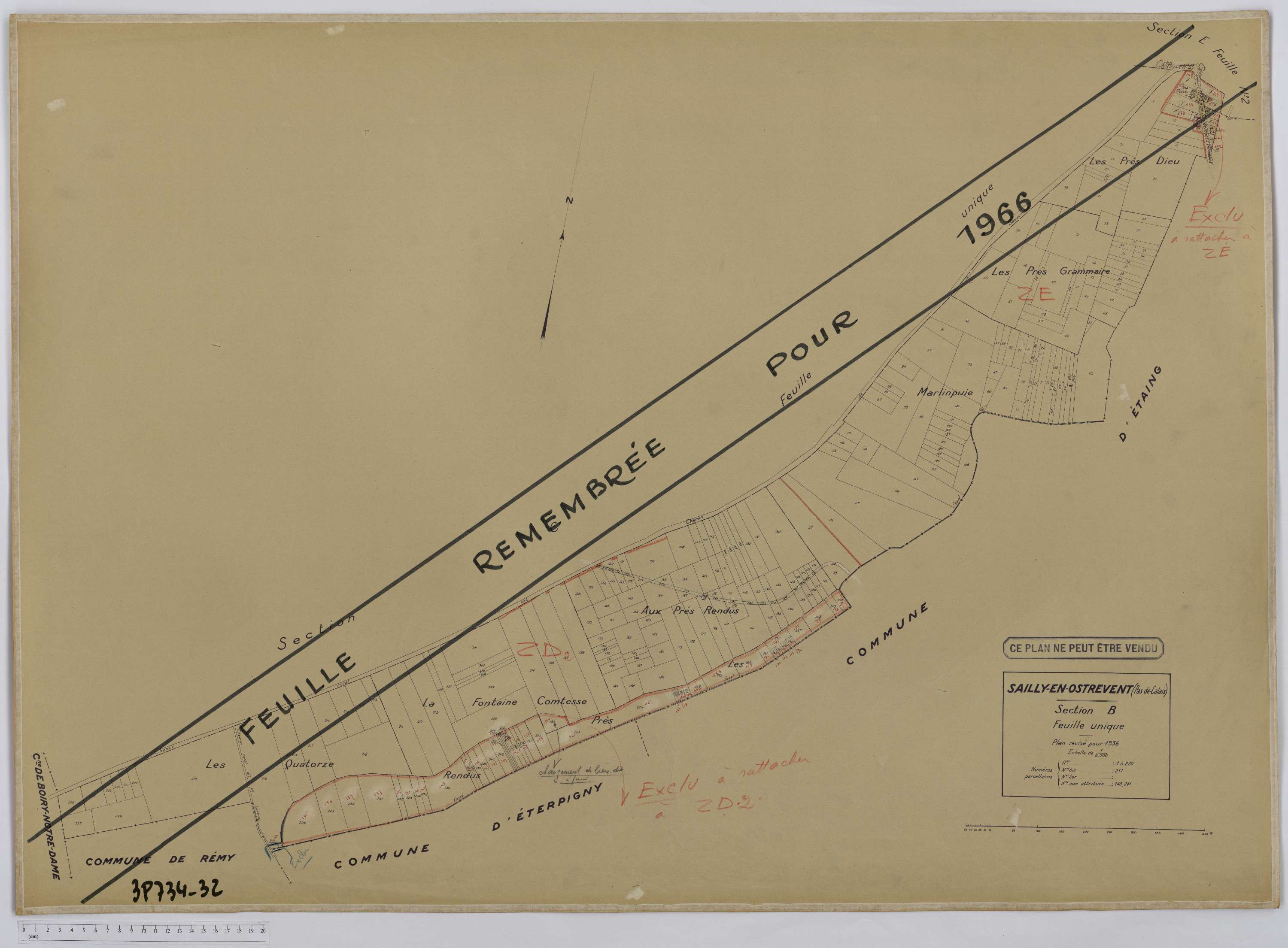 Sailly-en-Ostrevent - Section B.
