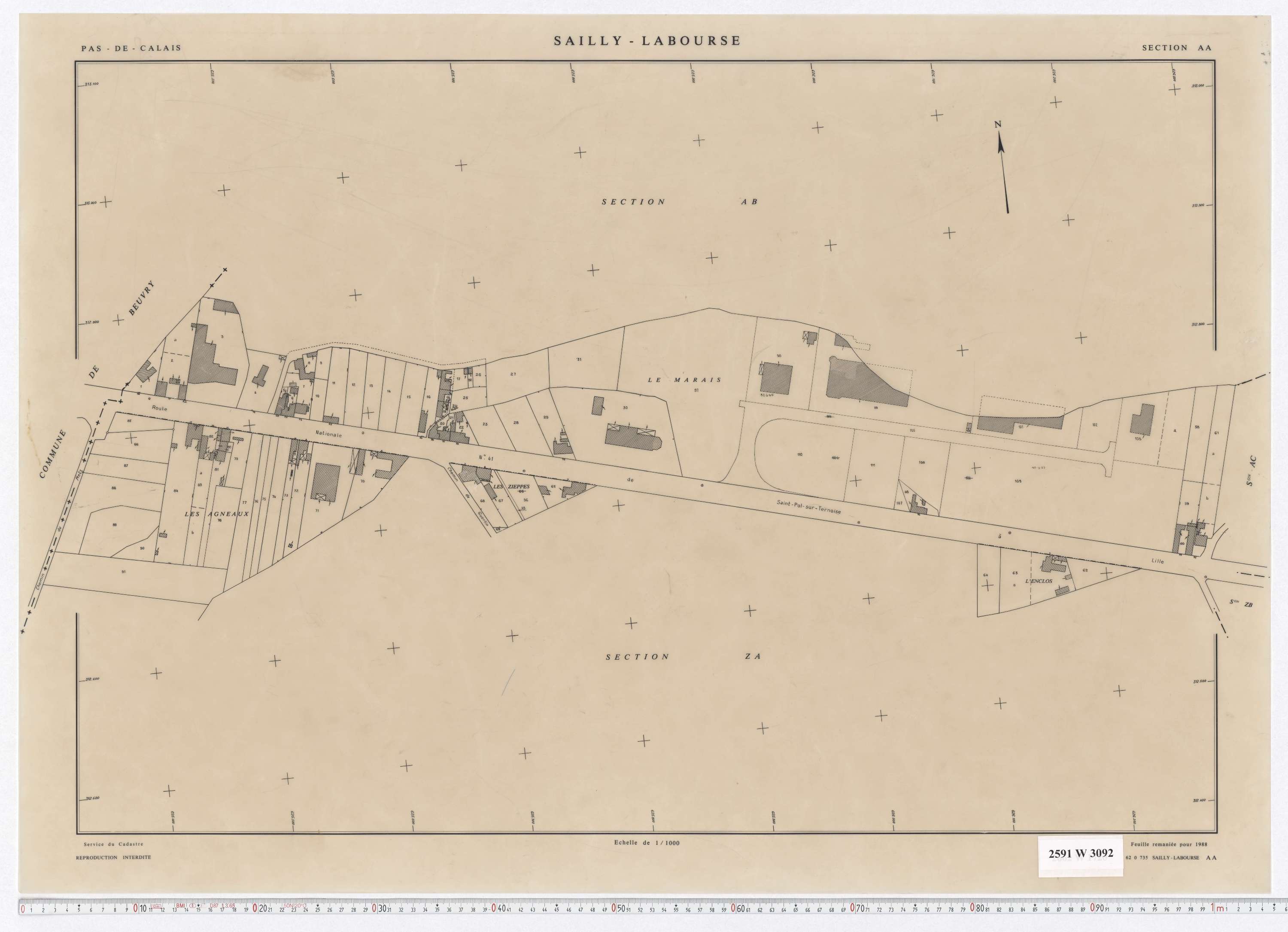 Sailly-Labourse - Section AA.