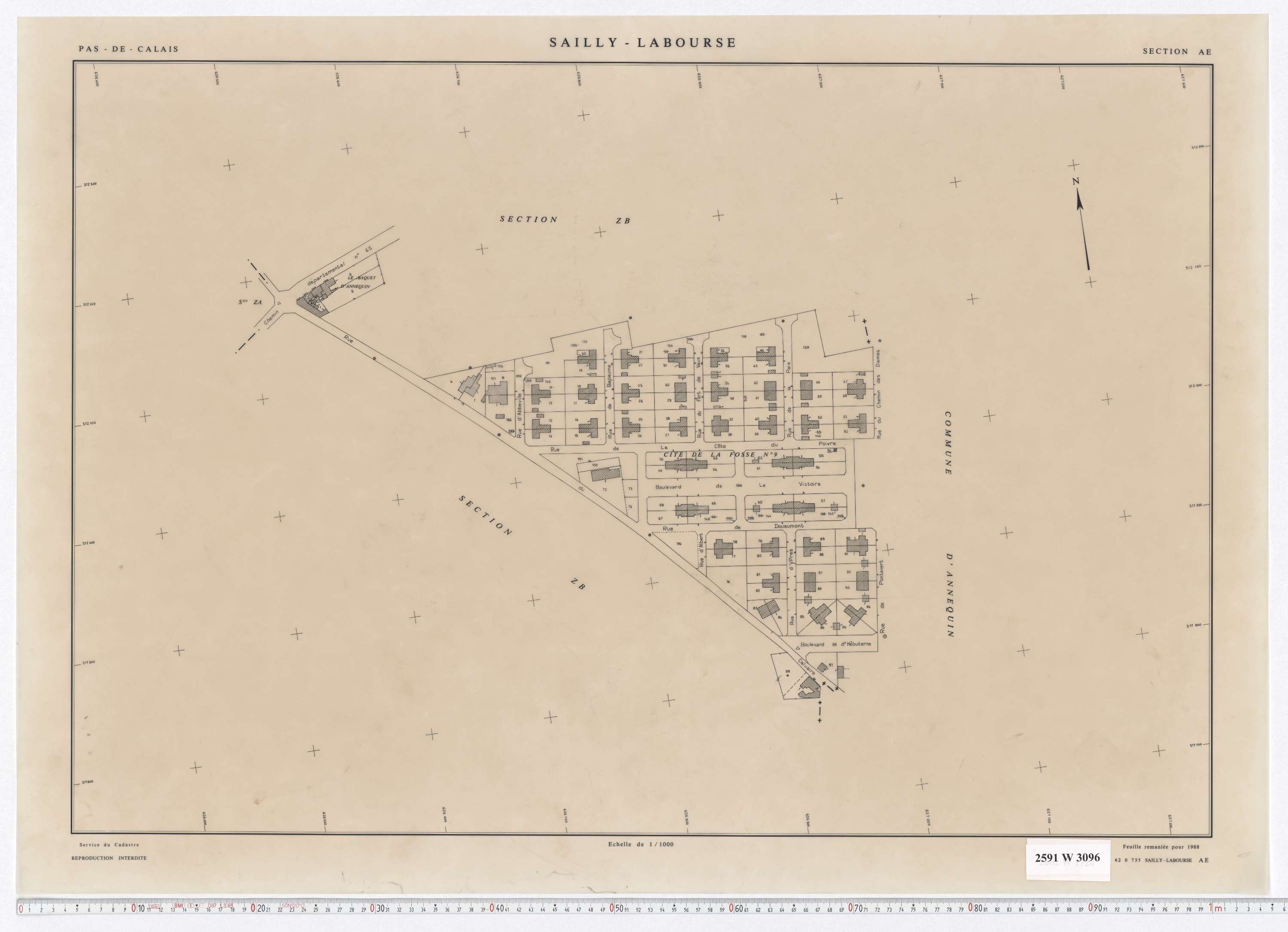 Sailly-Labourse - Section AE.