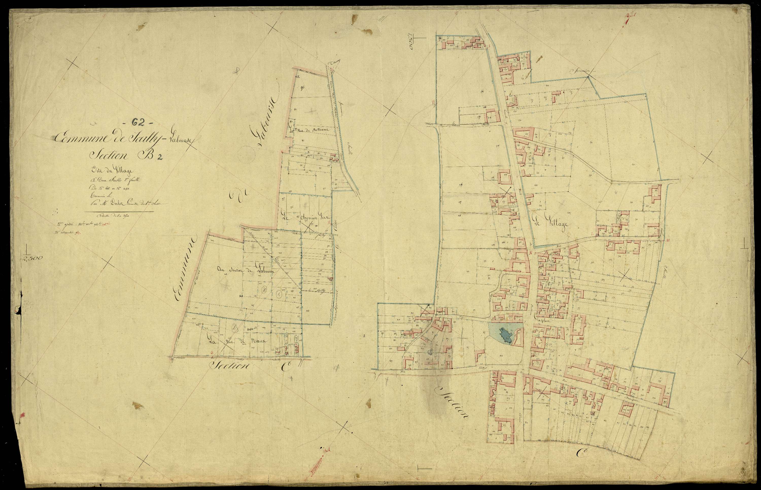 Sailly-Labourse - Section B, 2e feuille
