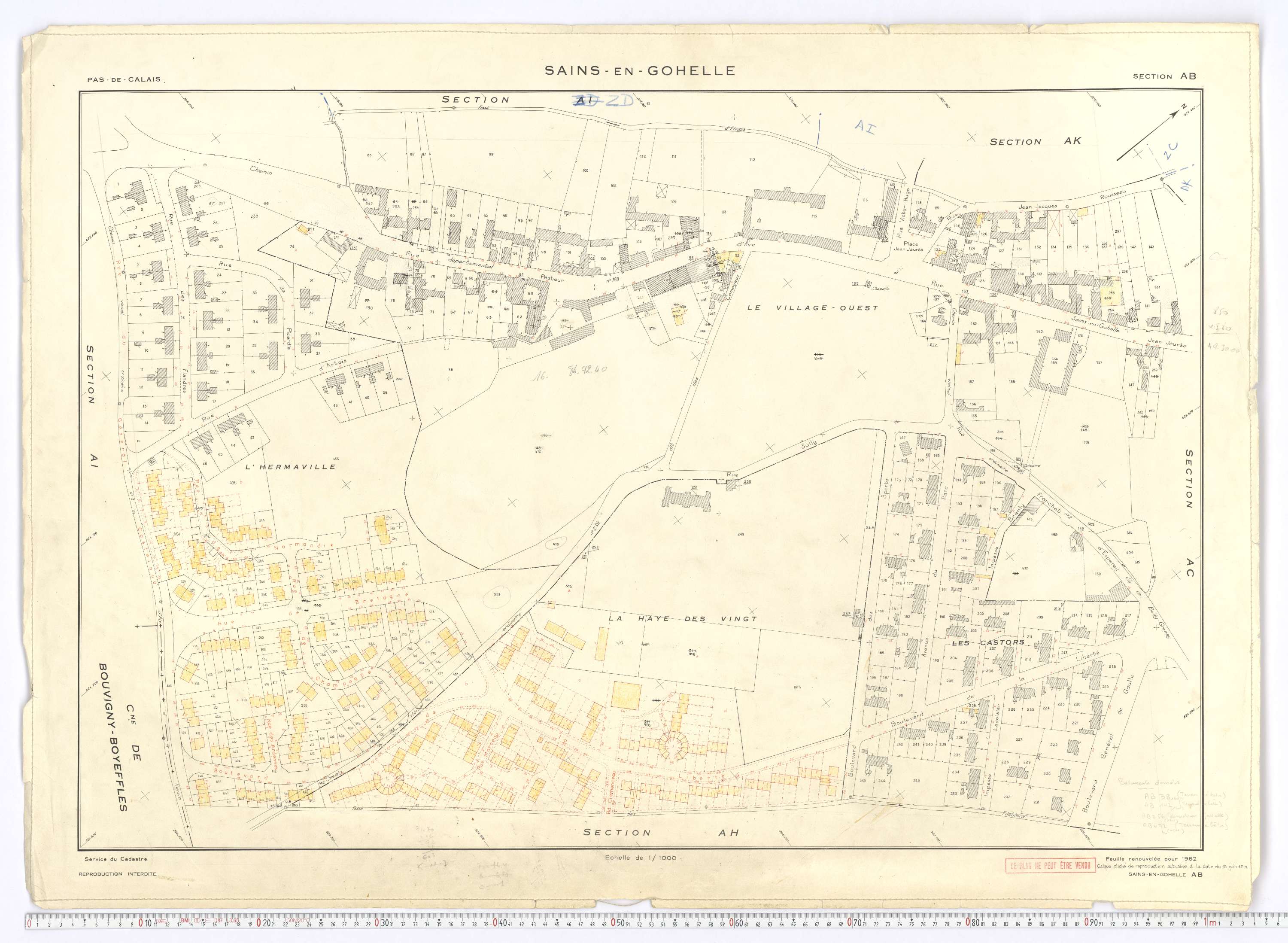 Sains-en-Gohelle - Section AB.