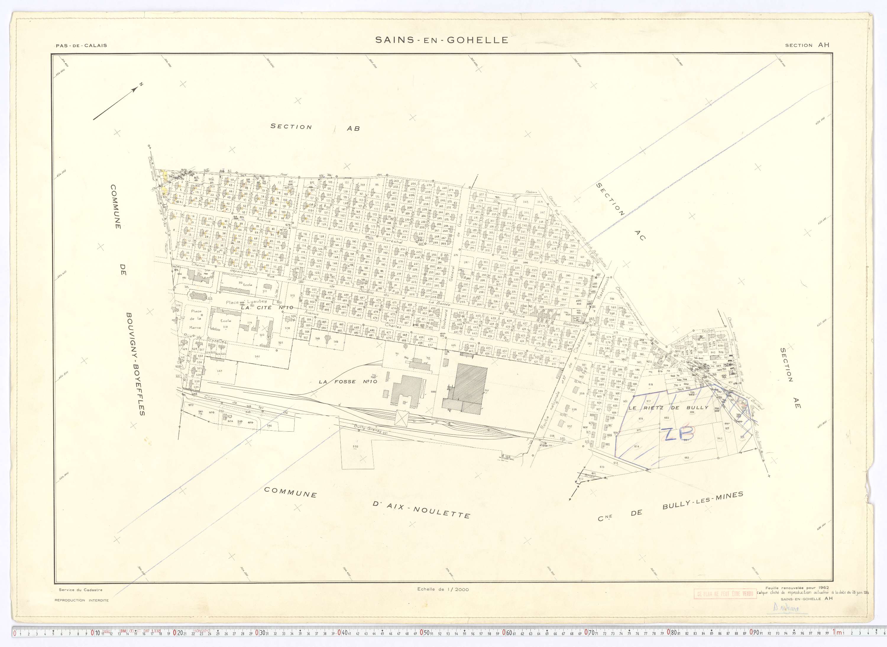 Sains-en-Gohelle - Section AH.