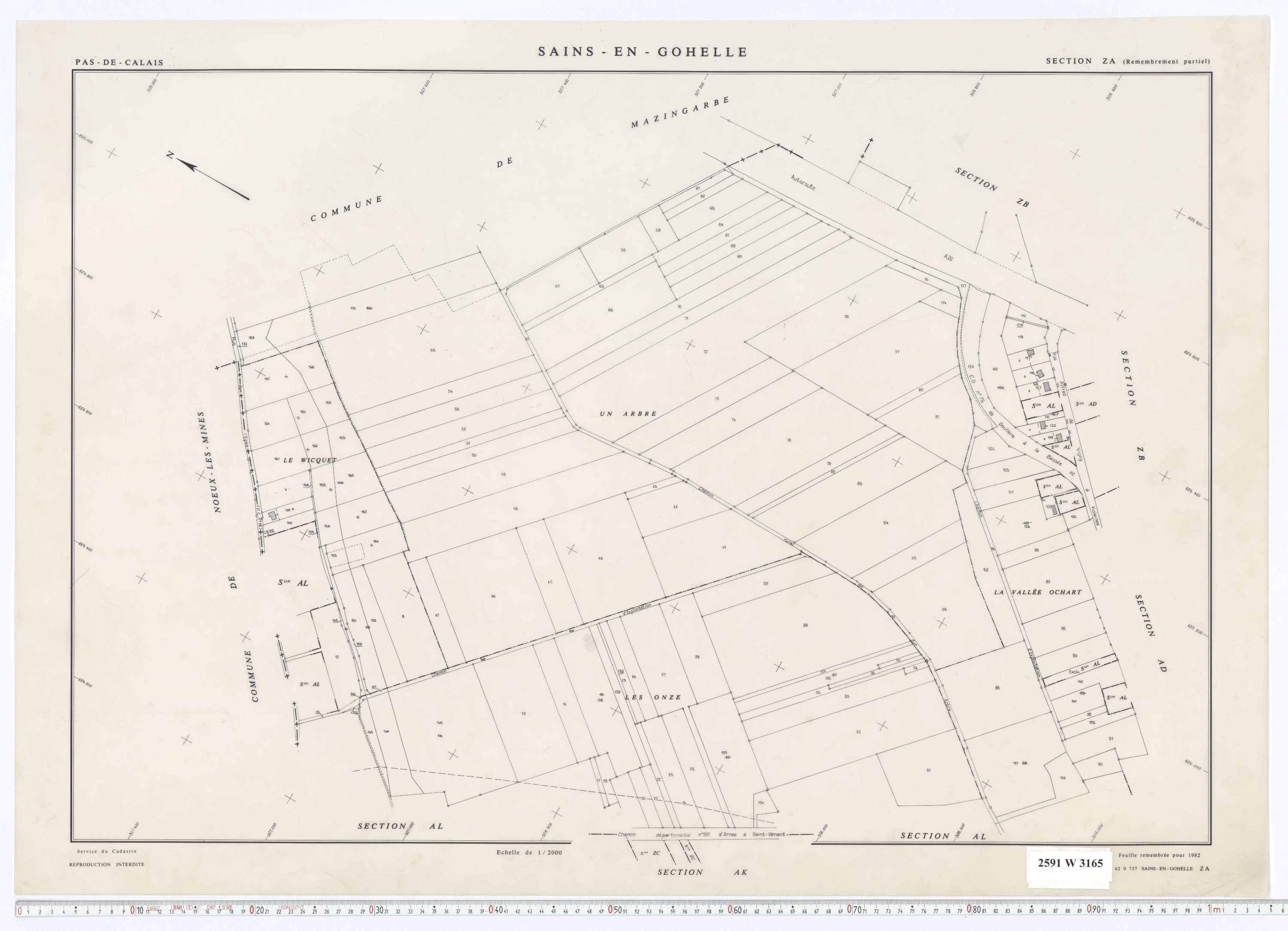Sains-en-Gohelle - Section ZA.