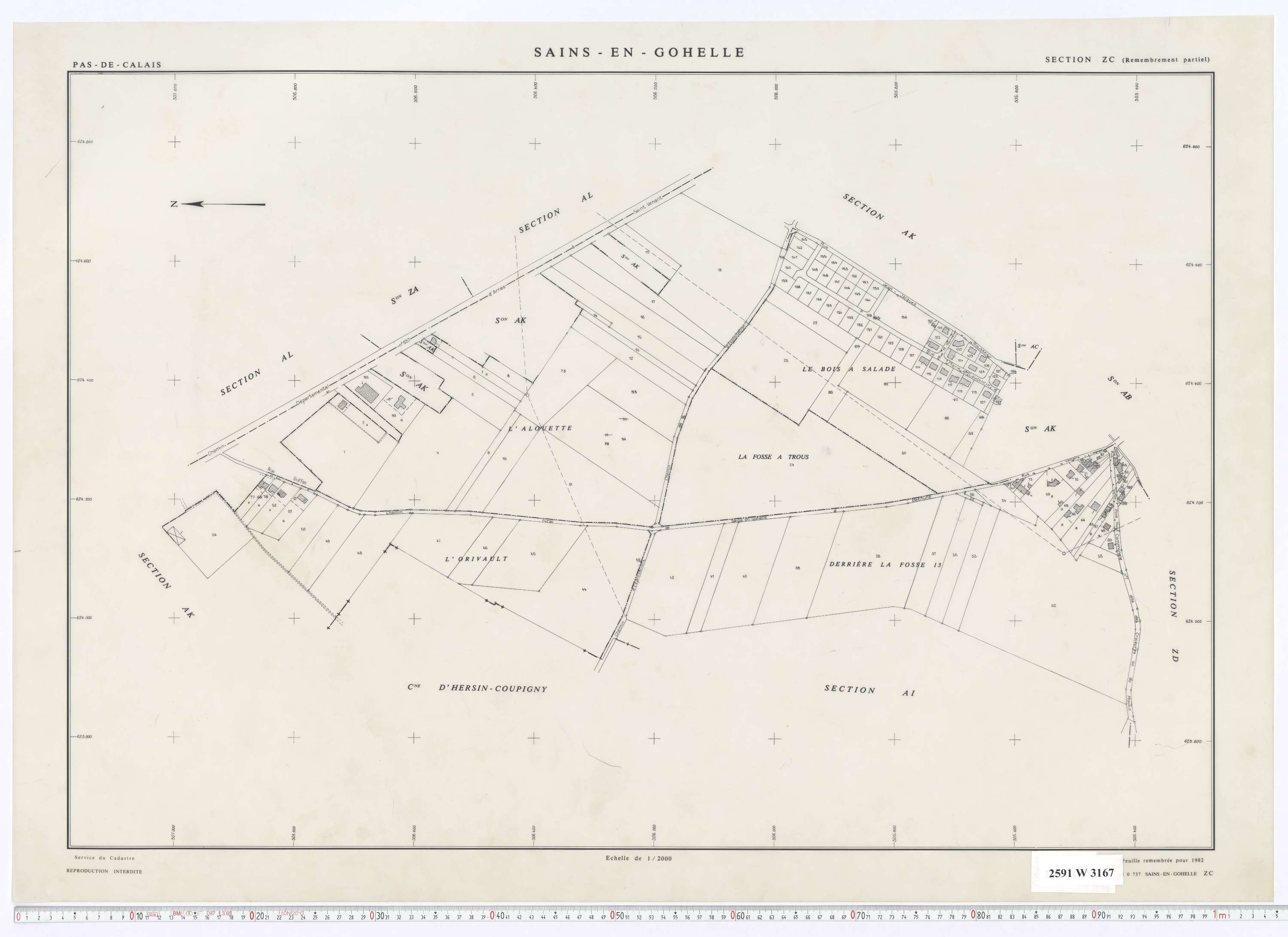 Sains-en-Gohelle - Section ZC.