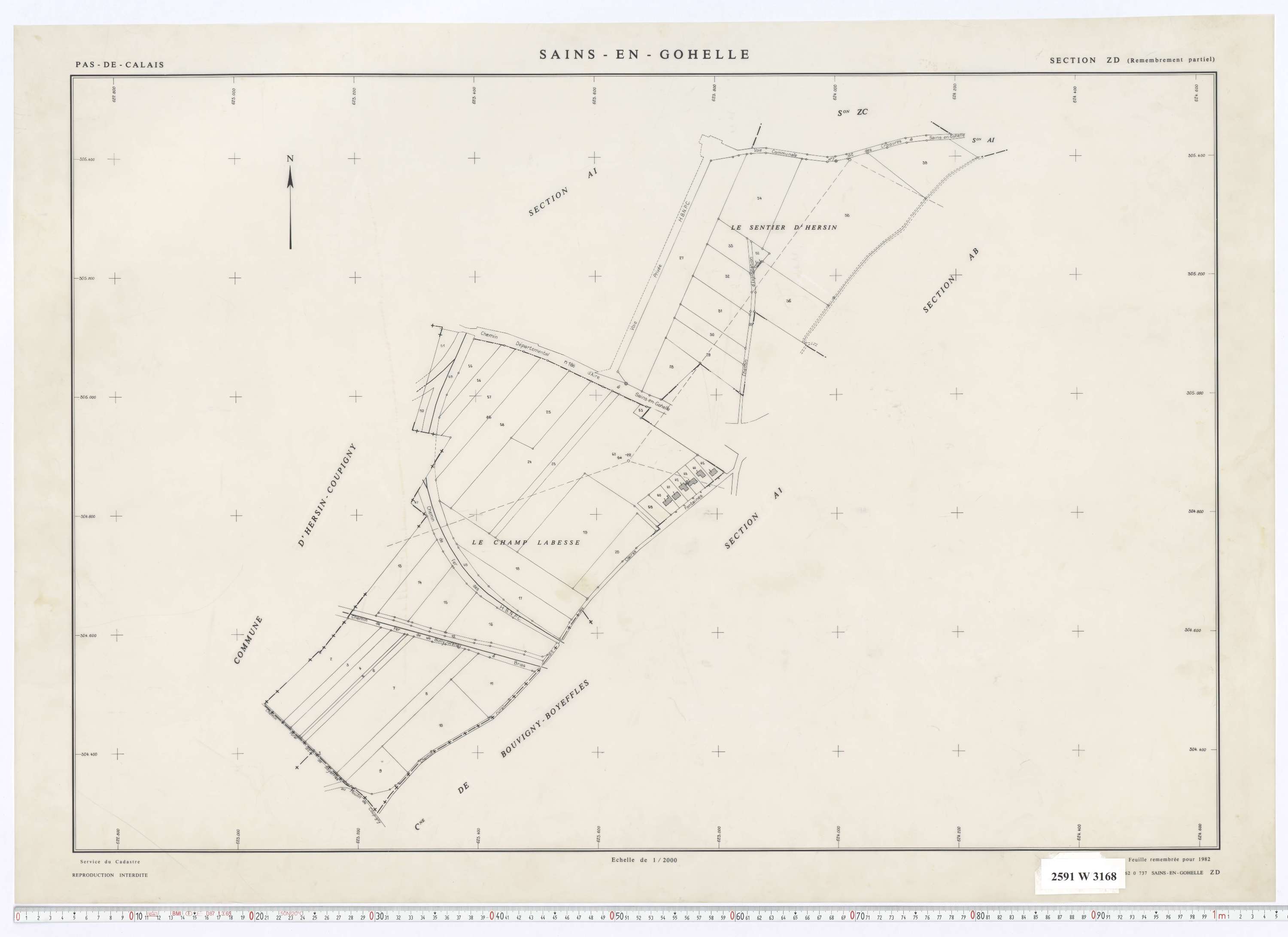 Sains-en-Gohelle - Section ZD.