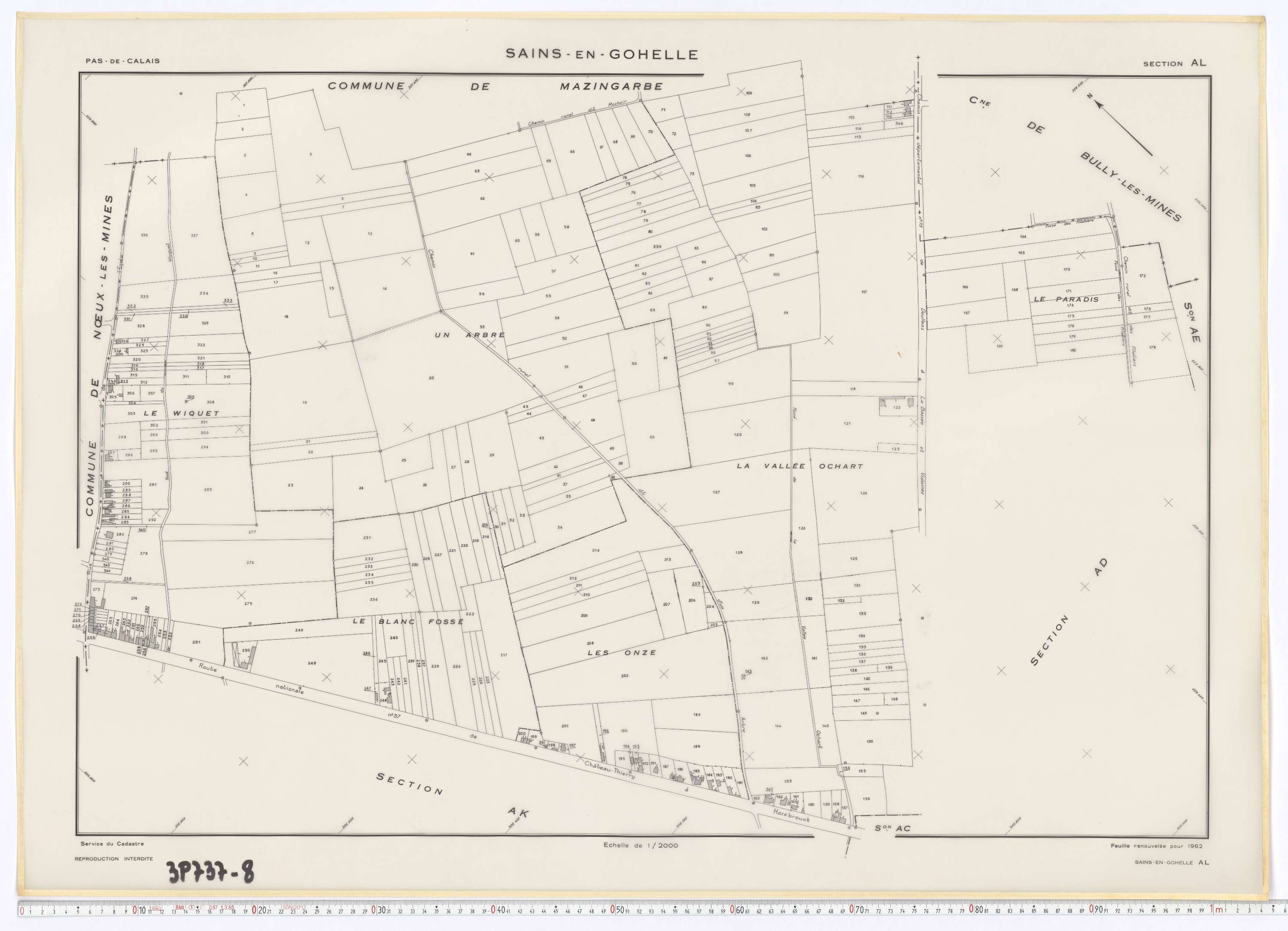Sains-en-Gohelle - Section AL.