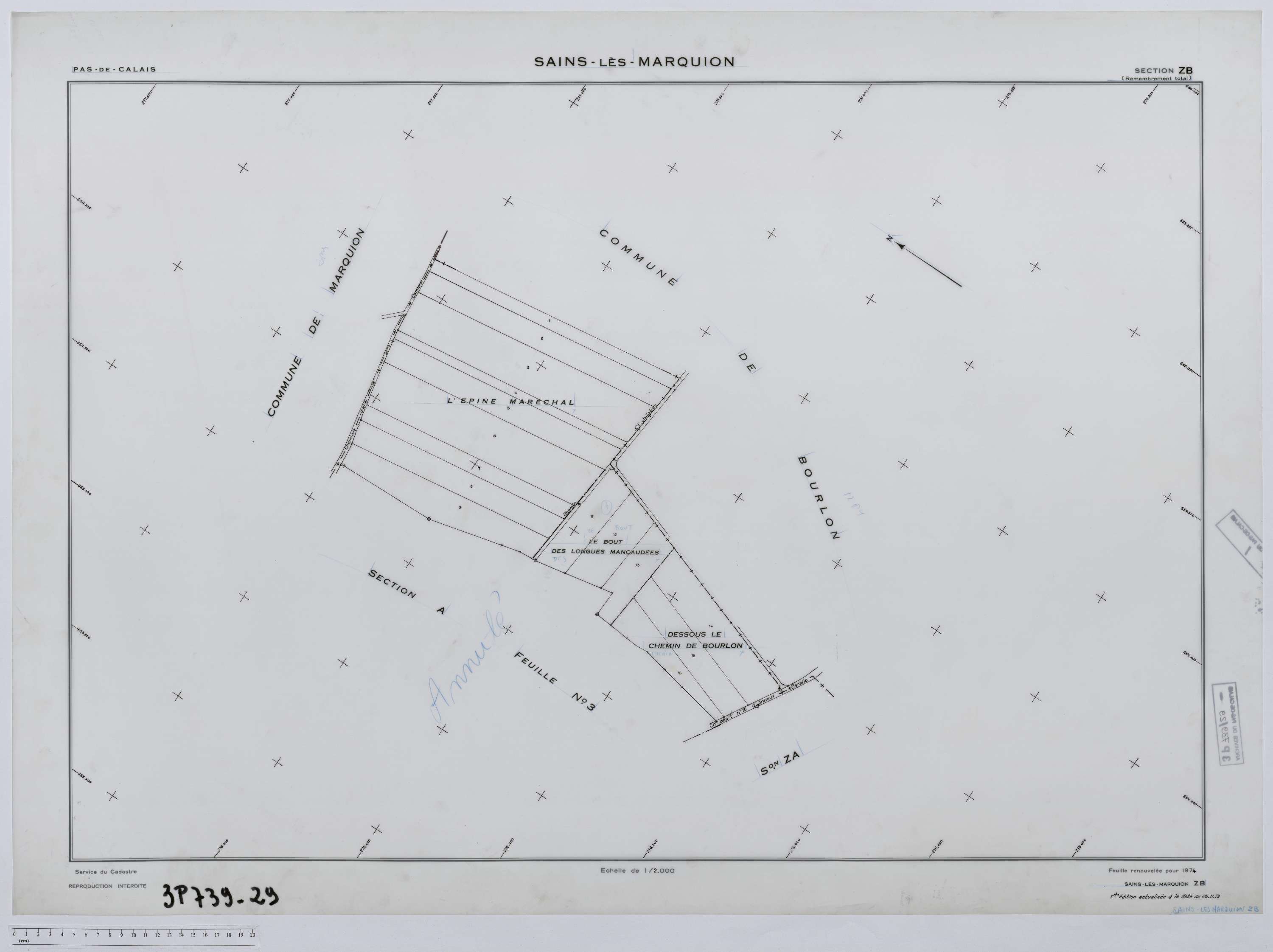 Sains-lès-Marquion - Section ZB.