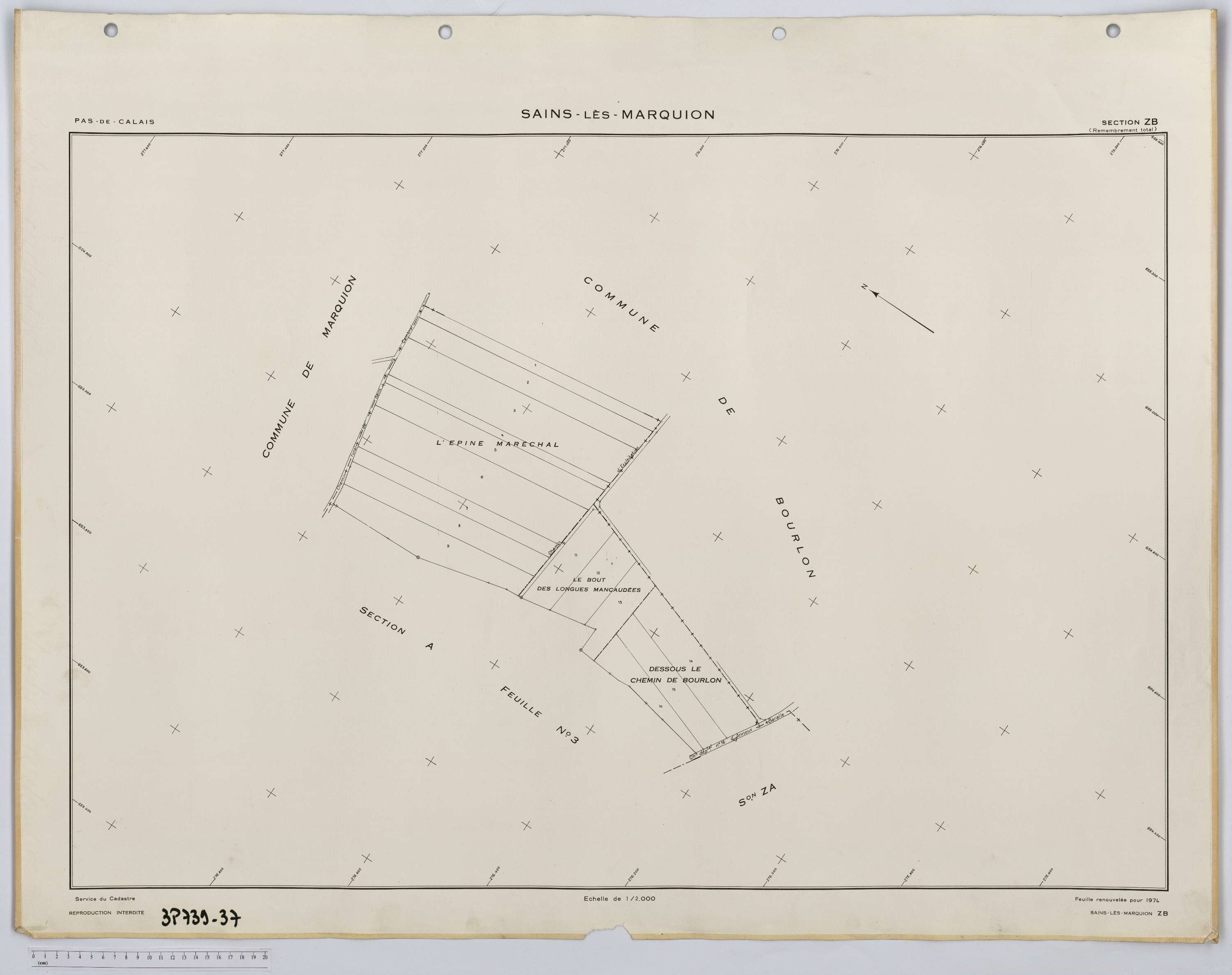Sains-lès-Marquion - Section ZB.