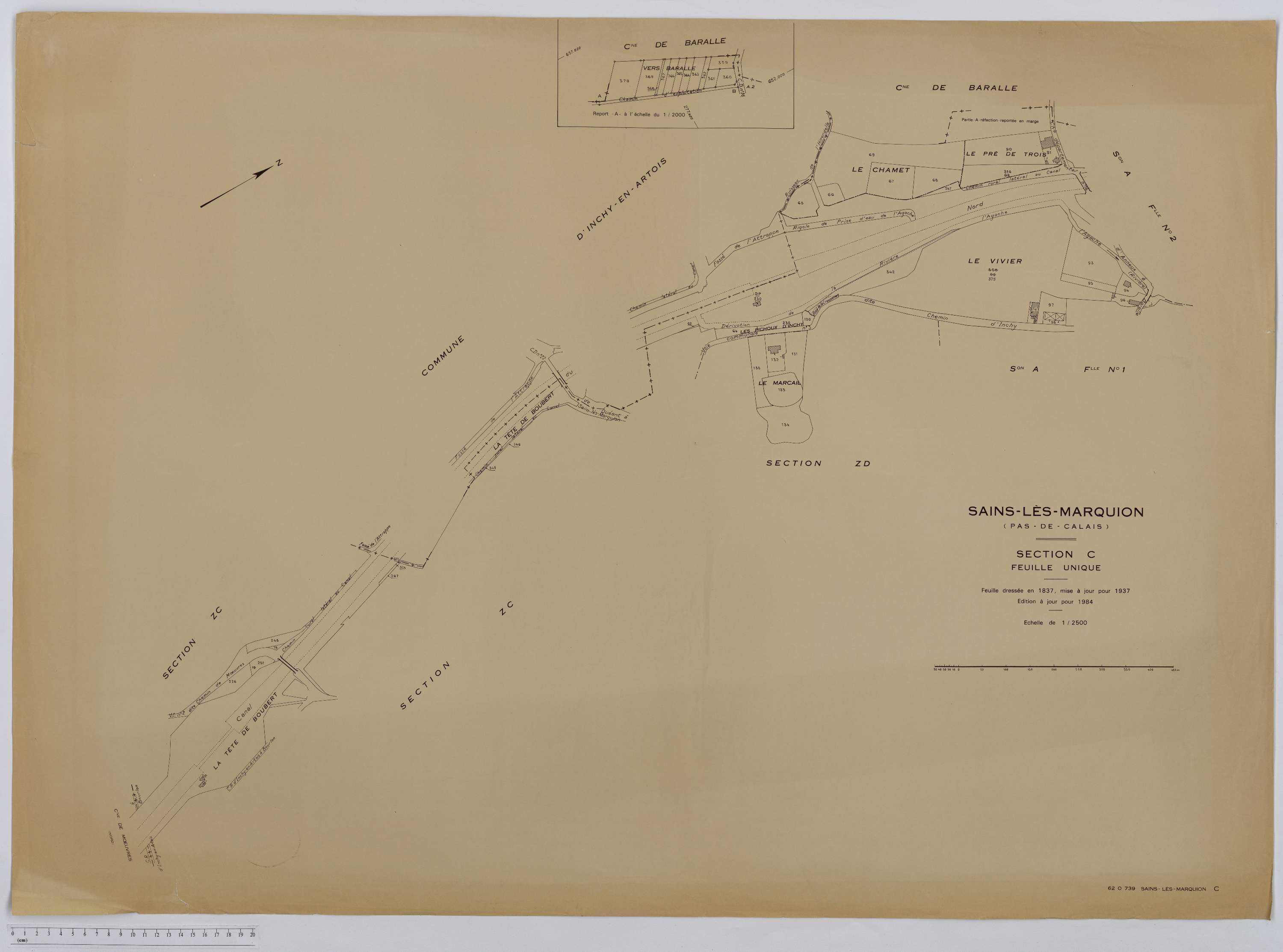Sains-lès-Marquion - Section C.